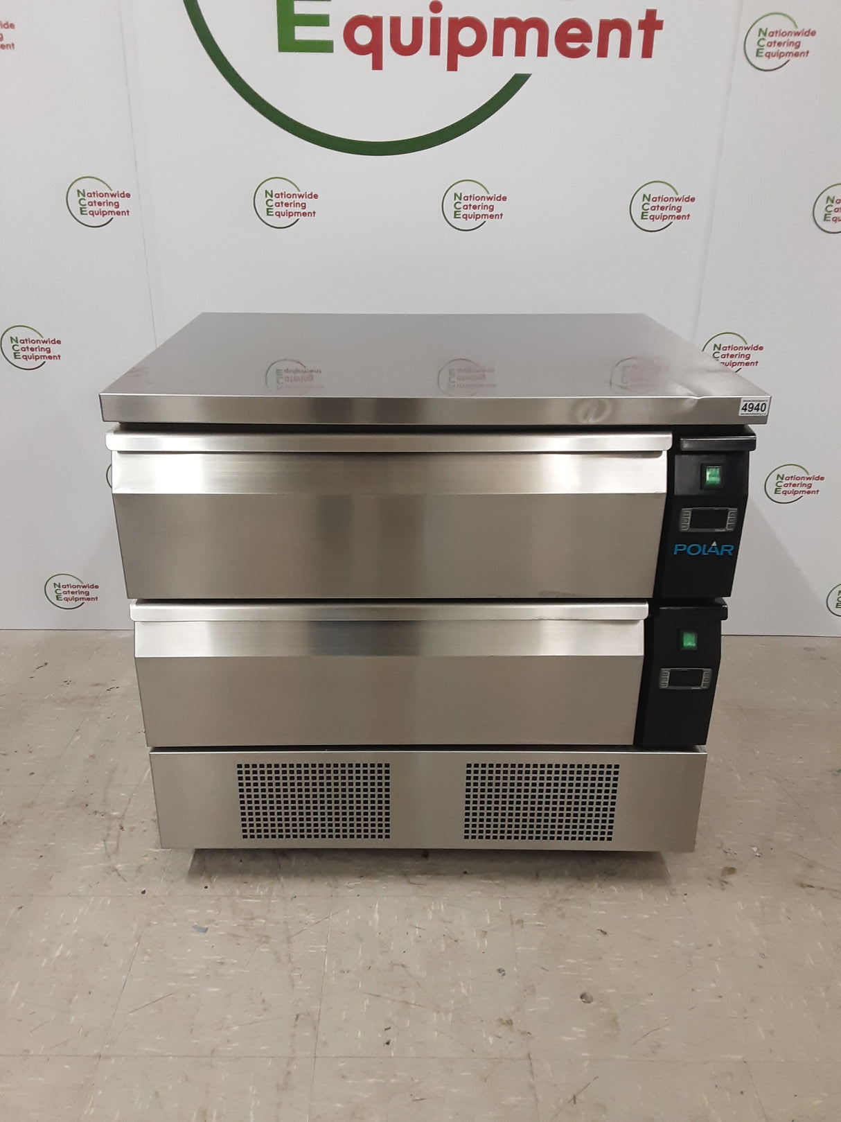 Polar U Series Two Drawer Counter Freezer (NCE4940)