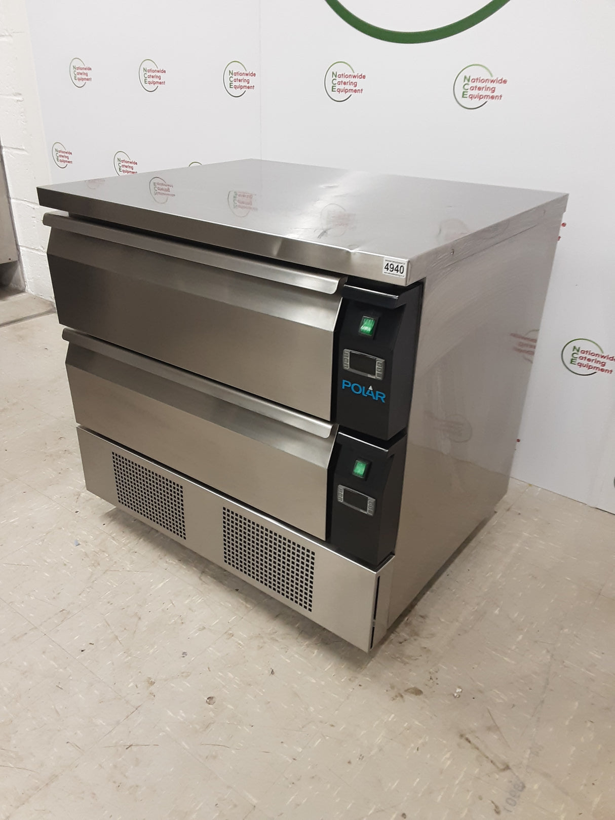 Polar U Series Two Drawer Counter Freezer (NCE4940)