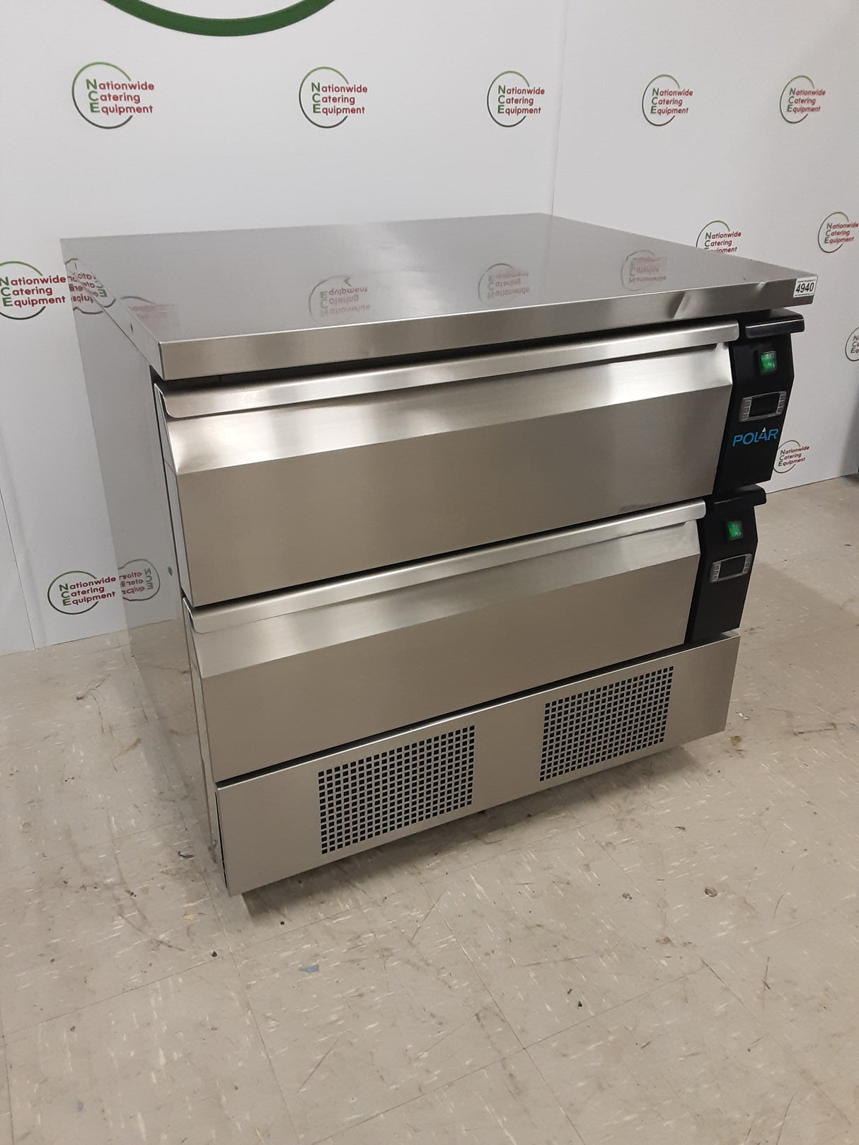 Polar U Series Two Drawer Counter Freezer (NCE4940)