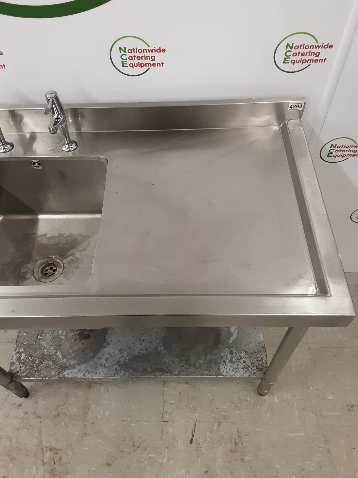Stainless Steel Single Sink 100x60cm (NCE4984)