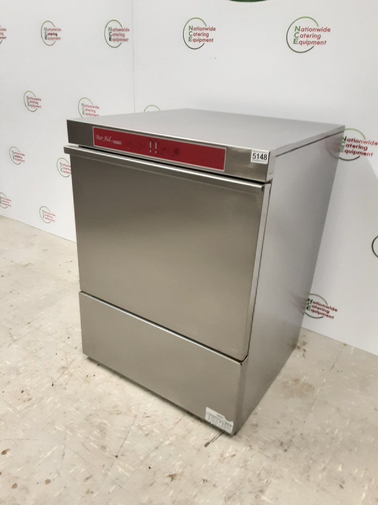 Bar Aid Undercounter Dishwasher 1 Phase / 32amp (NCE5148)