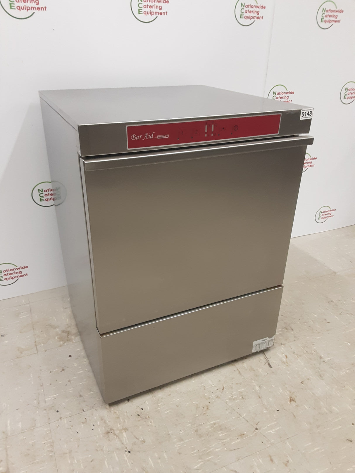 Bar Aid Undercounter Dishwasher 1 Phase / 32amp (NCE5148)
