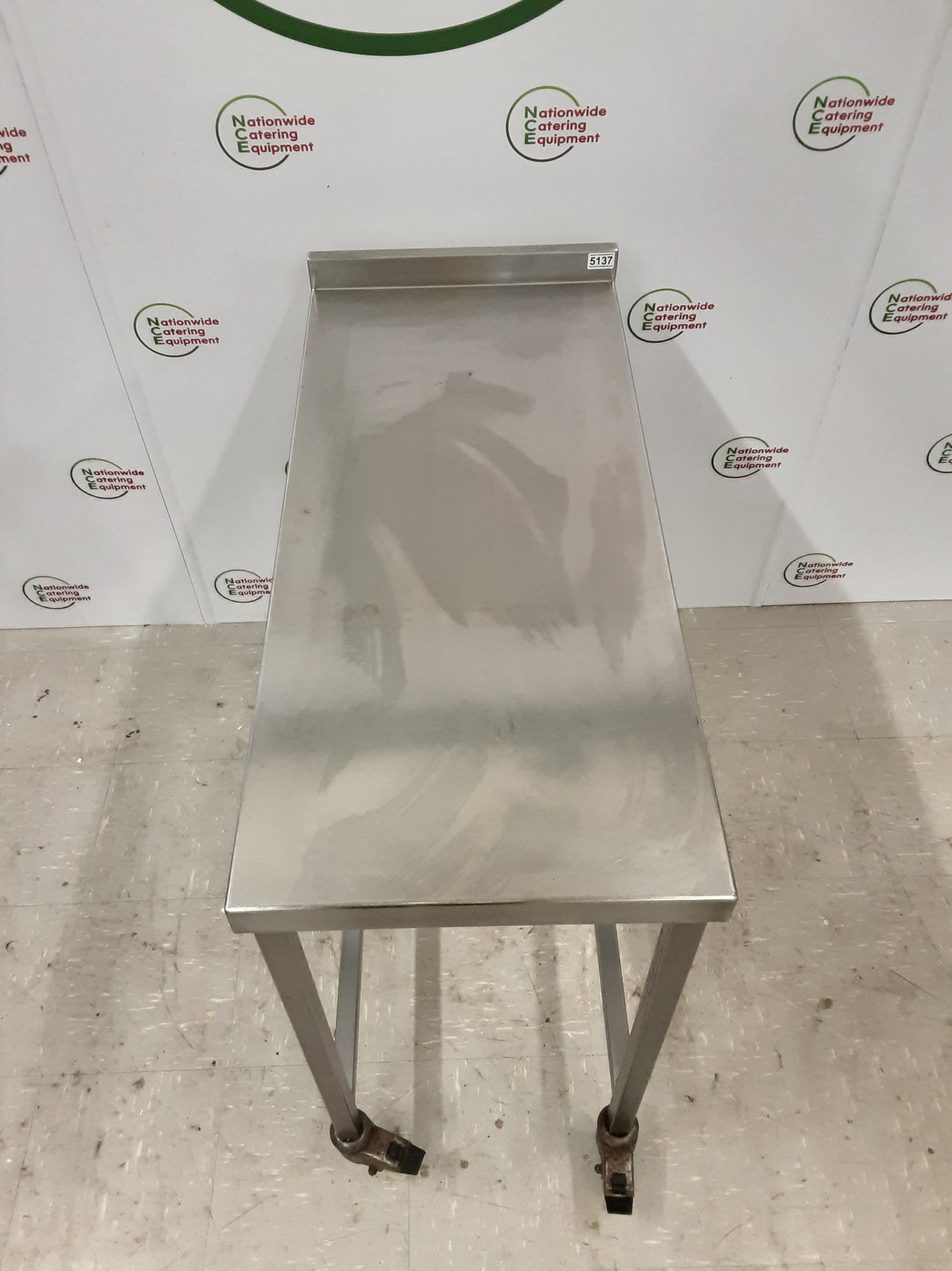 Stainless Steel Mobile Filler Table 45x100cm (NCE5137)