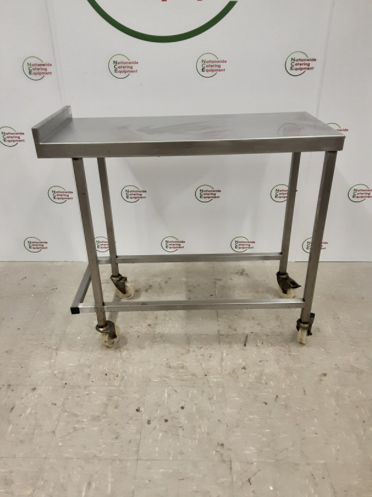 Stainless Steel Mobile Filler Table 45x100cm (NCE5137)