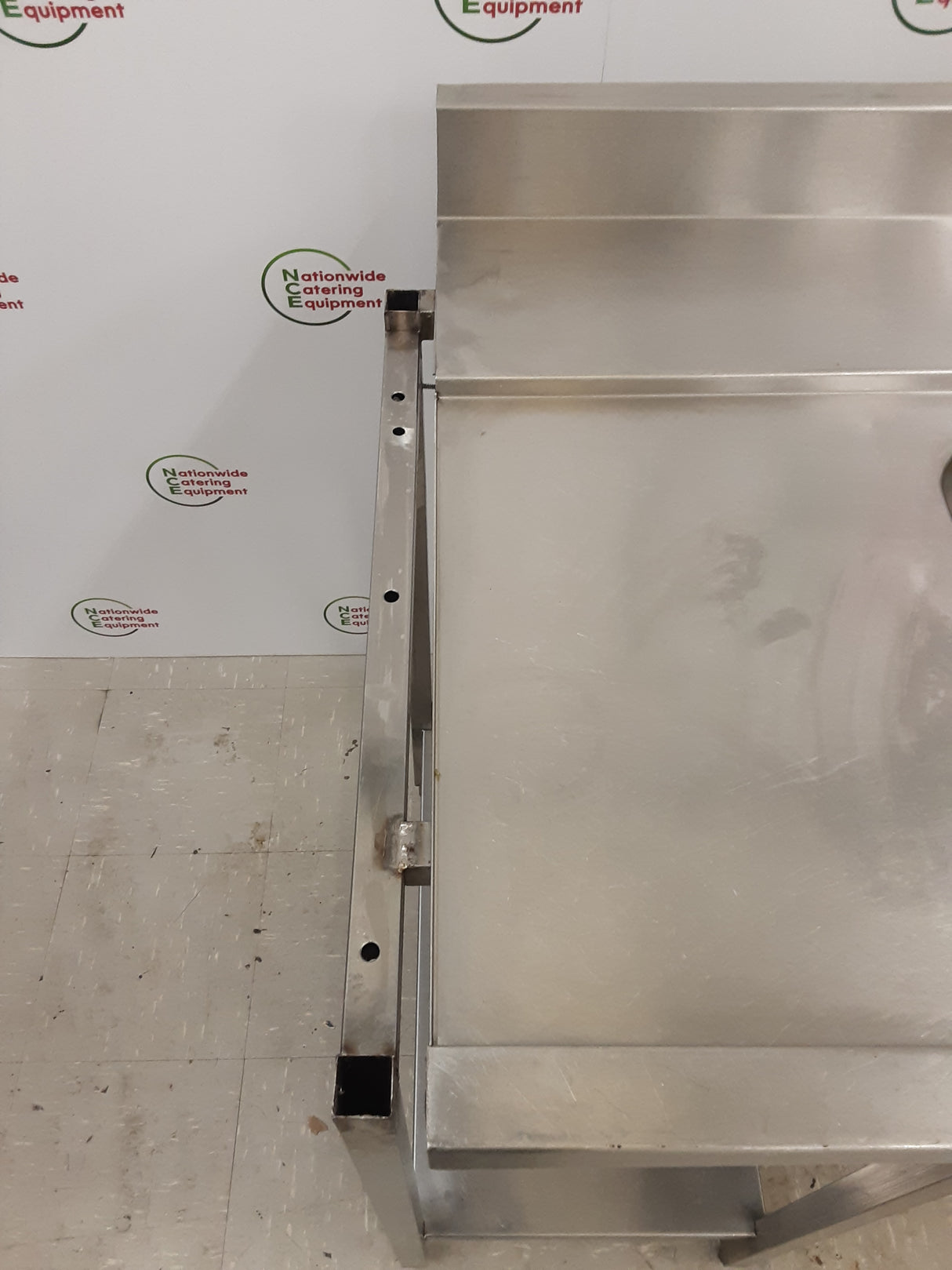 Stainless Steel Double Dishwasher Entry Sink 181cm (NCE5187)