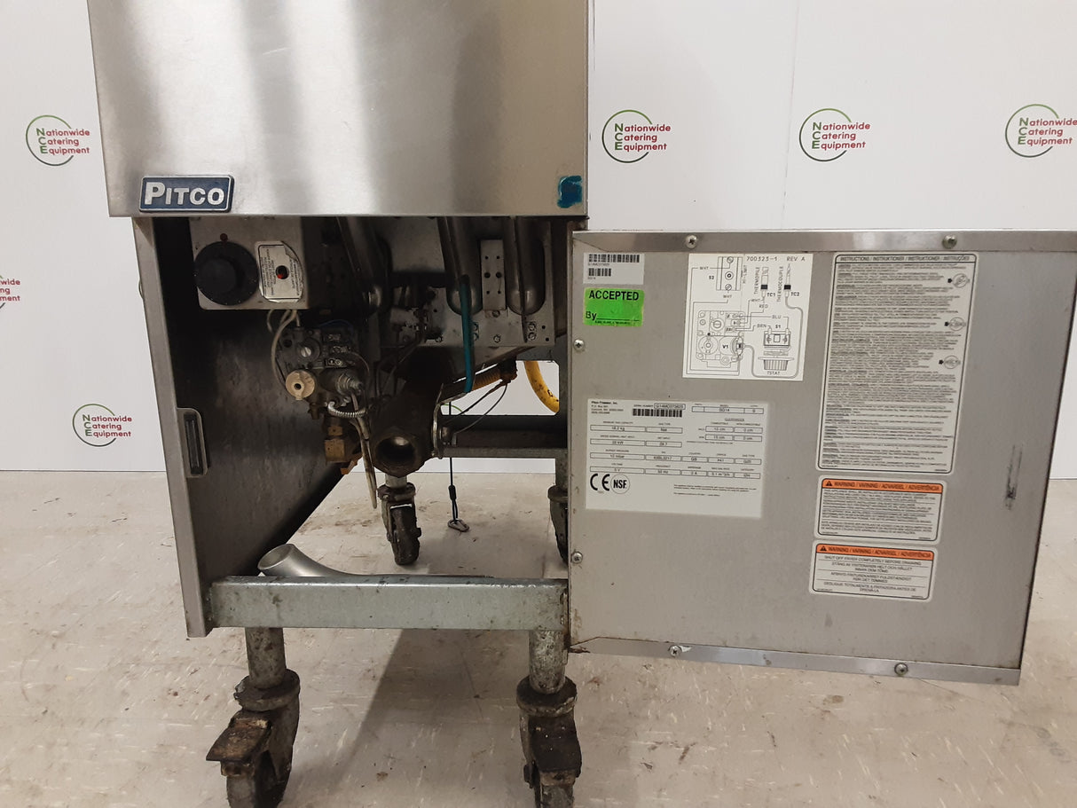 Pitco Double Basket Natural Gas Freestanding Fryer, Model- SG14S (NCE5201)