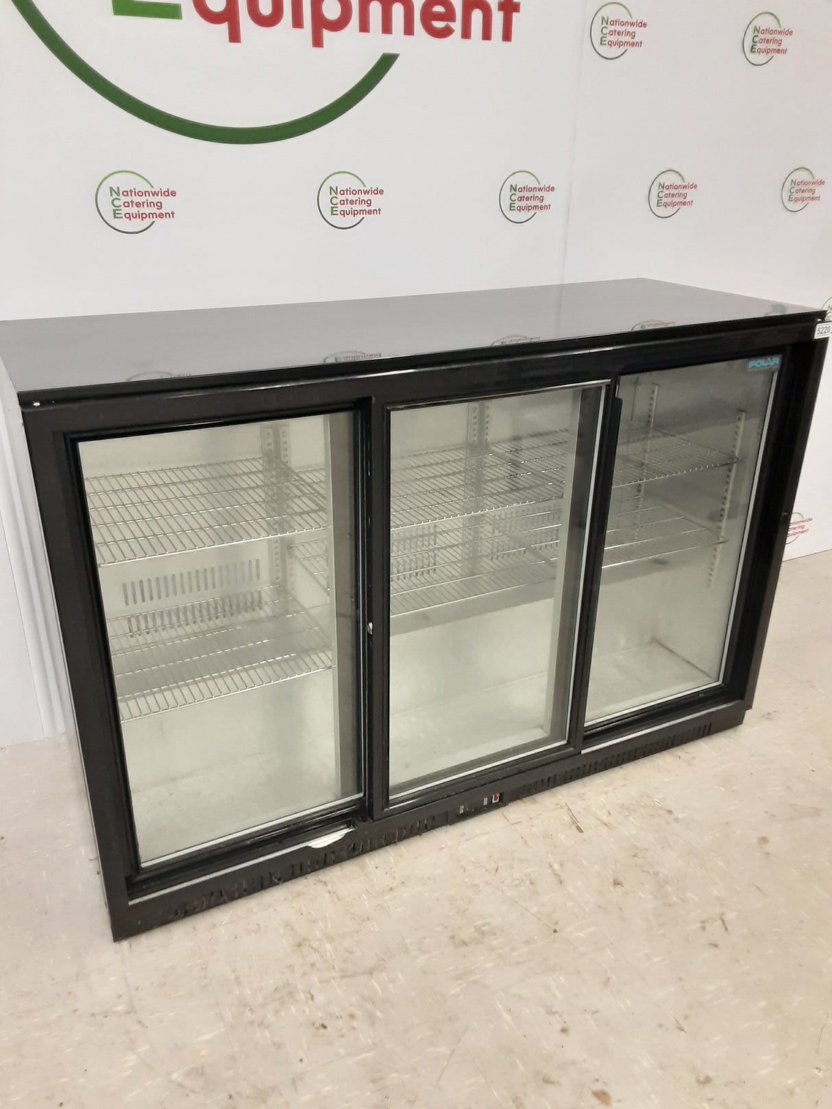 Polar G-Series Three Sliding Door Bottle Cooler, Model-GL006 (NCE5220)