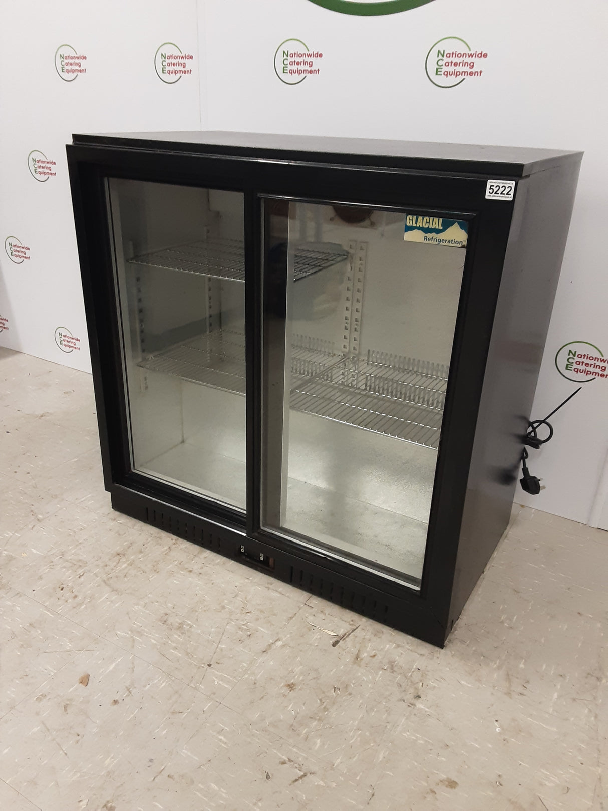 Glacial Two Sliding Door Bottle Cooler, Model-ICB21AS (NCE5222)