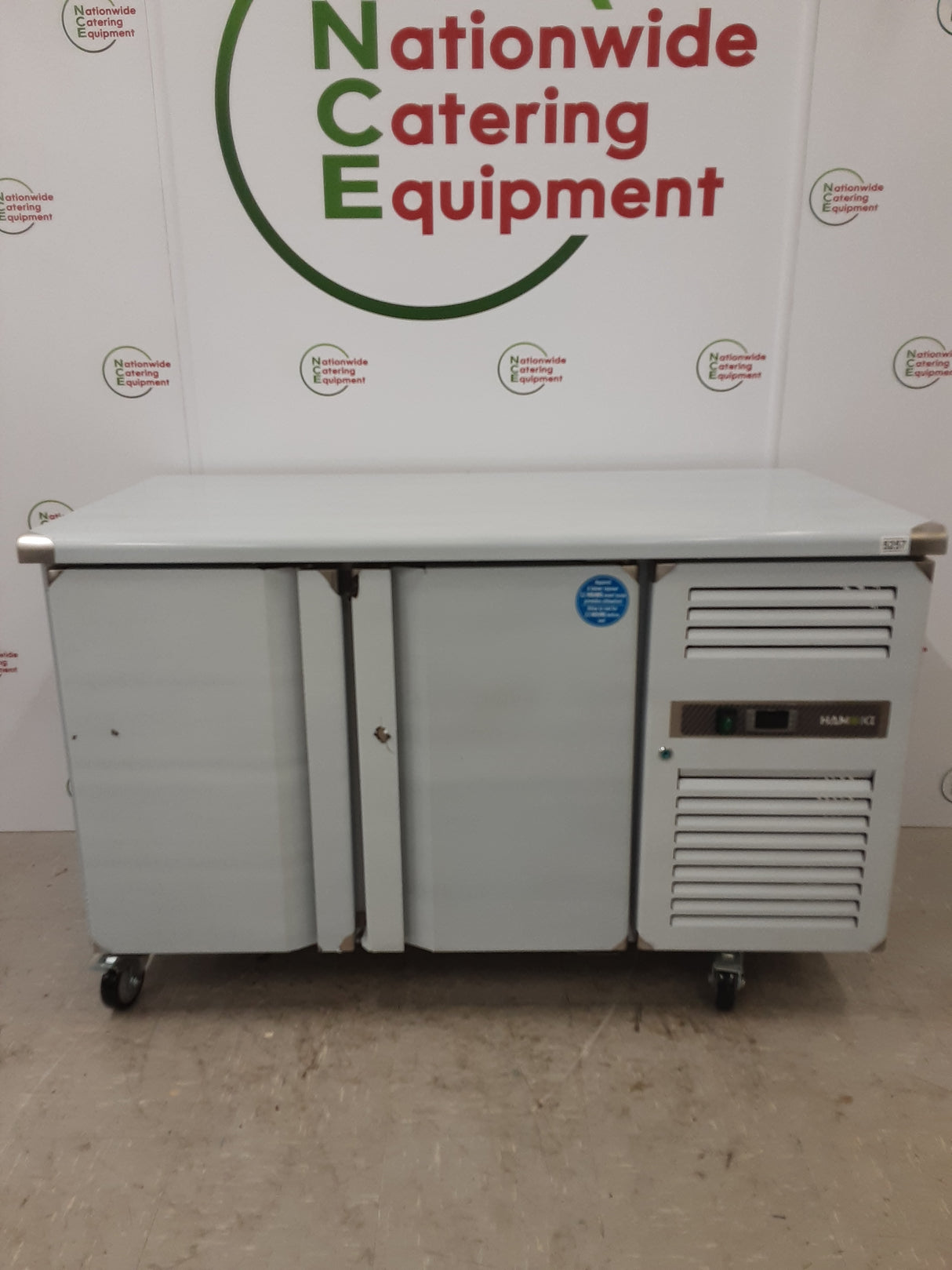 Hamoki Two Door Flat Counter Freezer, 135cm, Model-GN2100BT (NCE5257)