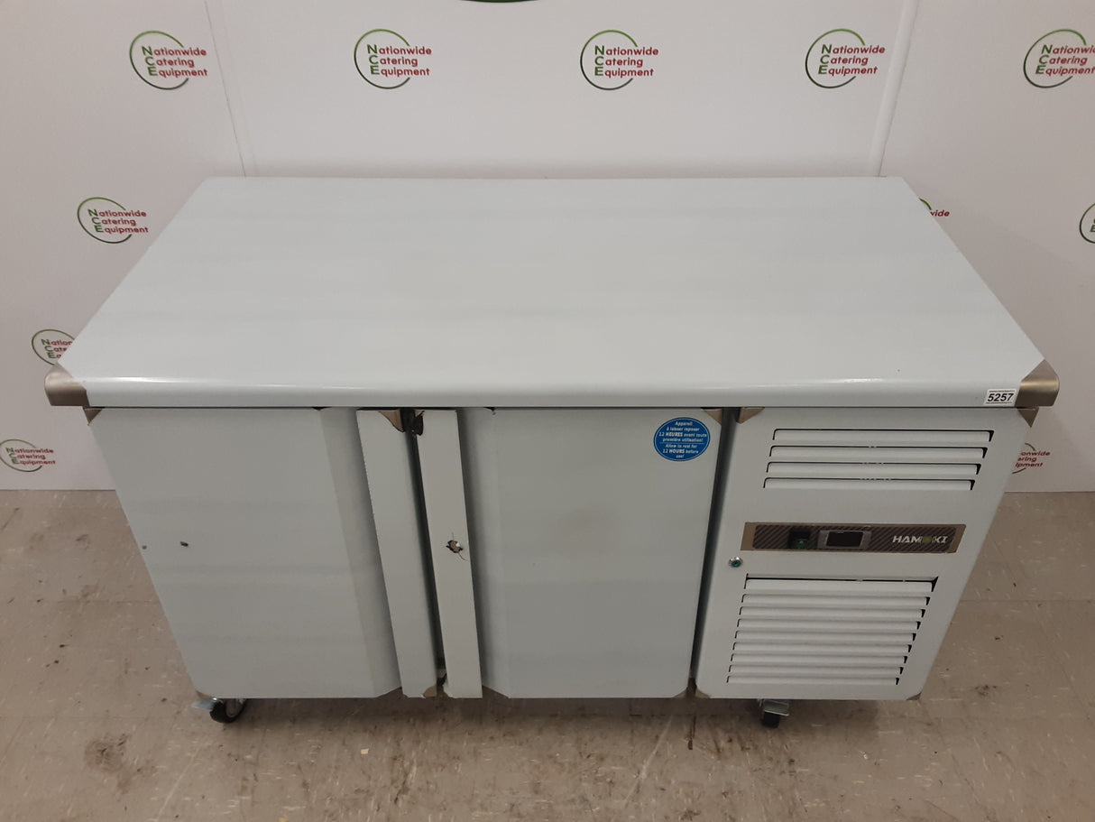 Hamoki Two Door Flat Counter Freezer, 135cm, Model-GN2100BT (NCE5257)