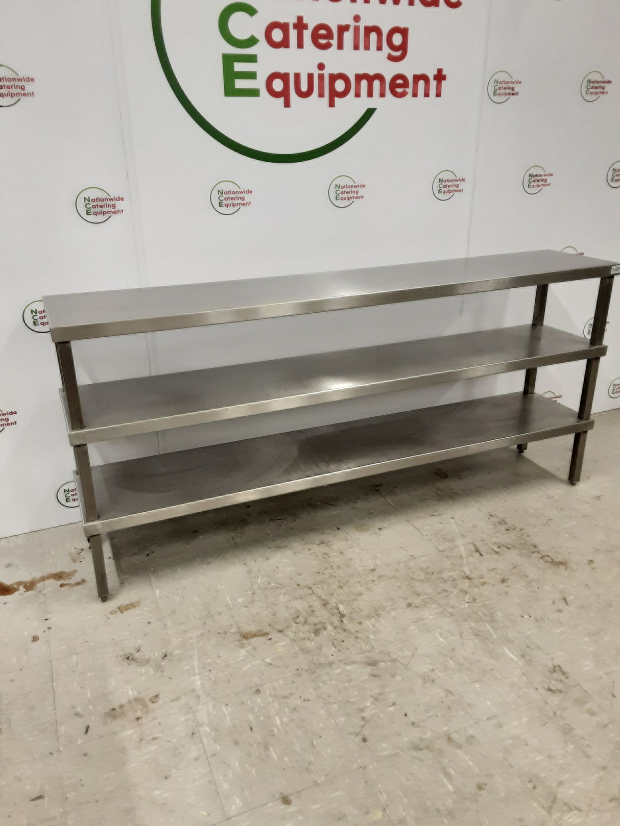 Stainless Steel Three Tier Tabletop Gantry-Unheated 180x35cm (NCE5288)