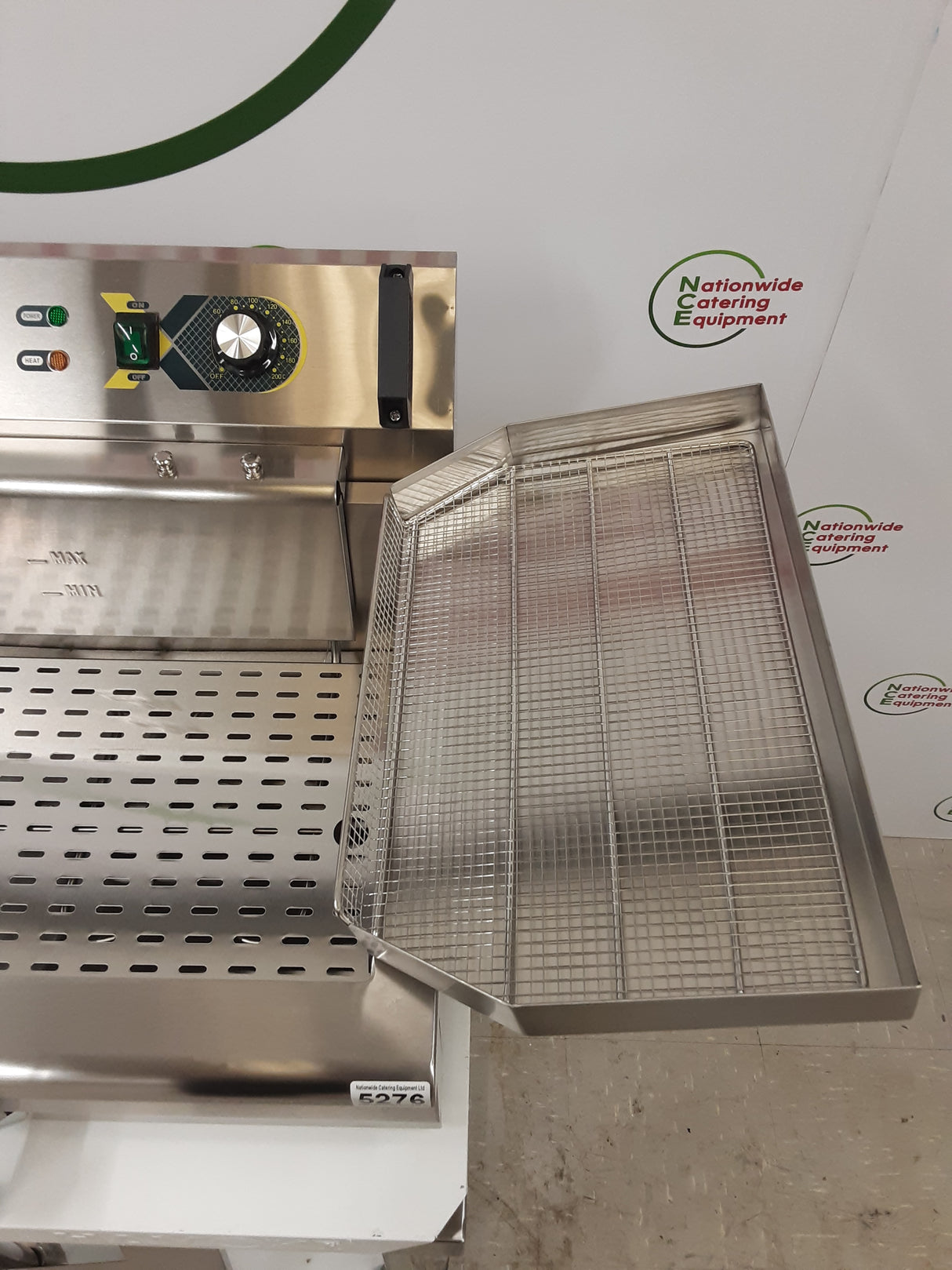 Adexa Large Single Tank Tabletop Electric Fryer, 13amp, Model- EV201V (NCE5276)