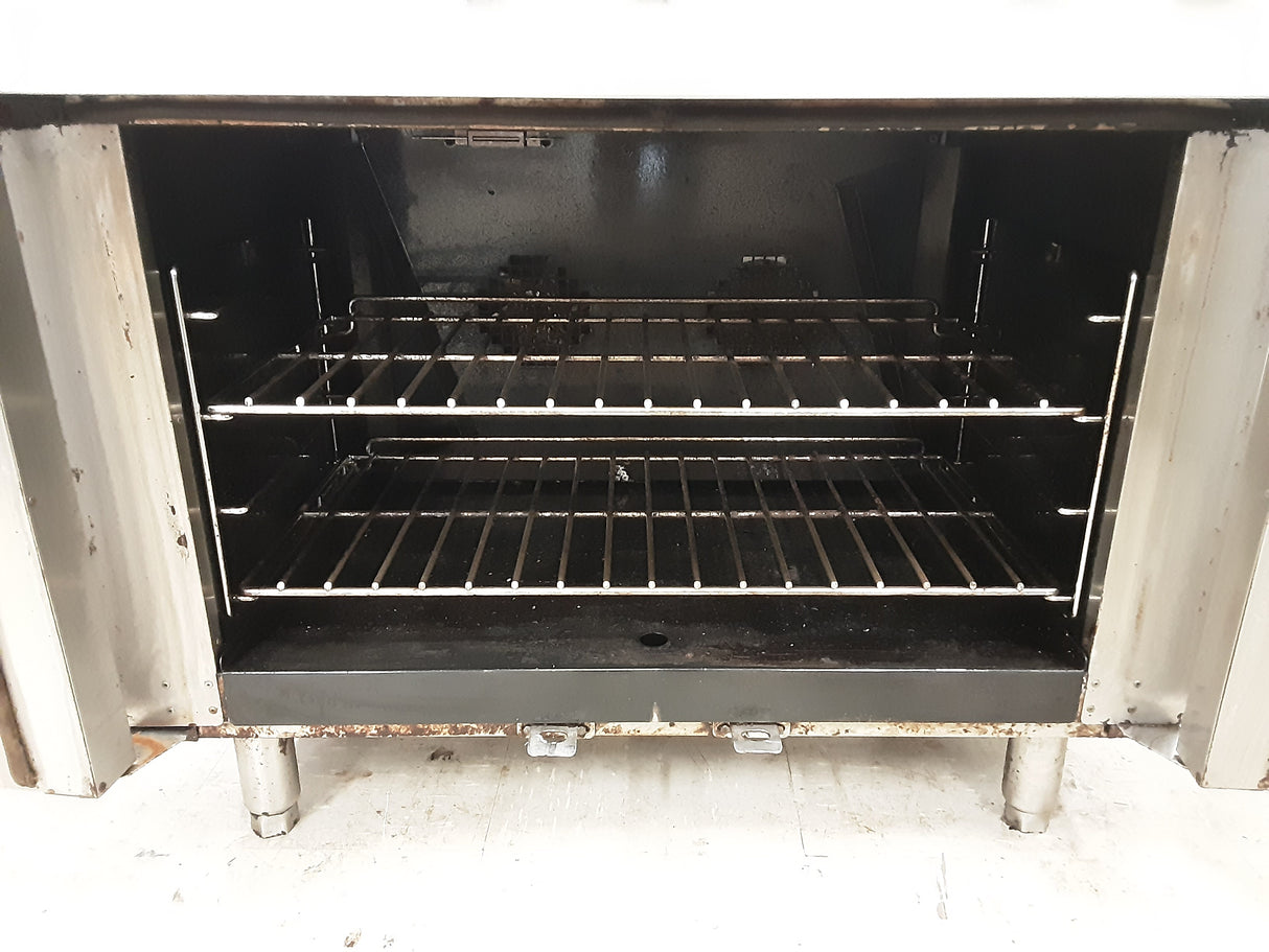 Lincat Silverlink Six Burner Electric Stove & Oven, Three Phase, Model-ESLR9C (NCE5204)