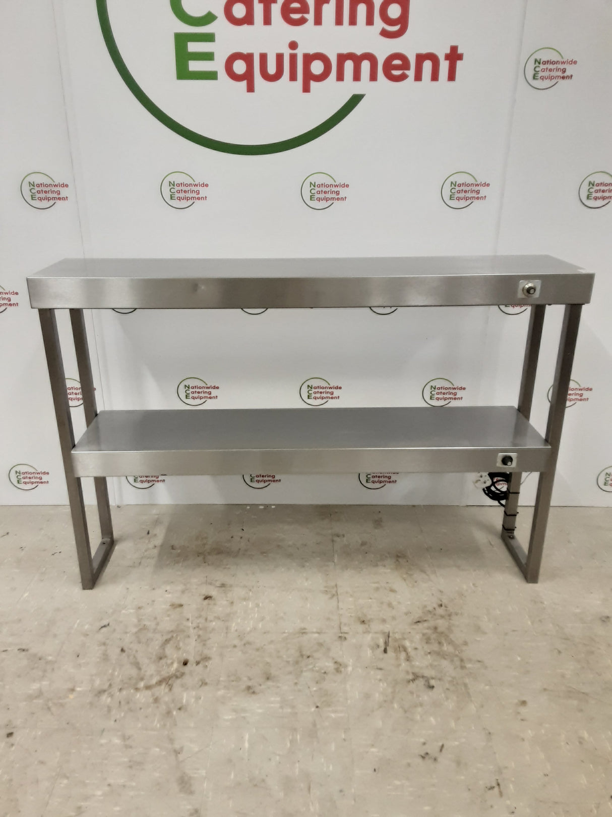 Stainless Steel Two Tier Heated Gantry, 13amp, 134cm (NCE5193)