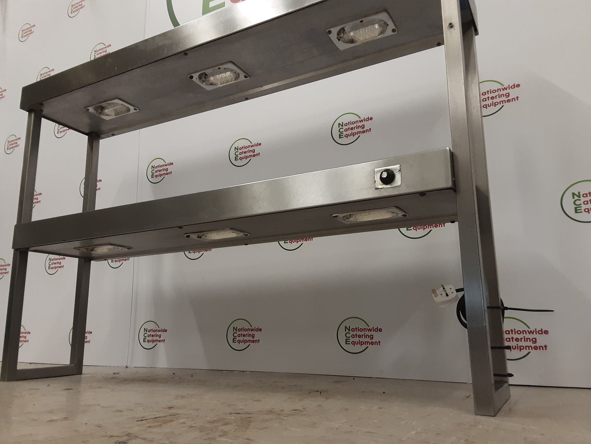 Stainless Steel Two Tier Heated Gantry, 13amp, 134cm (NCE5193)