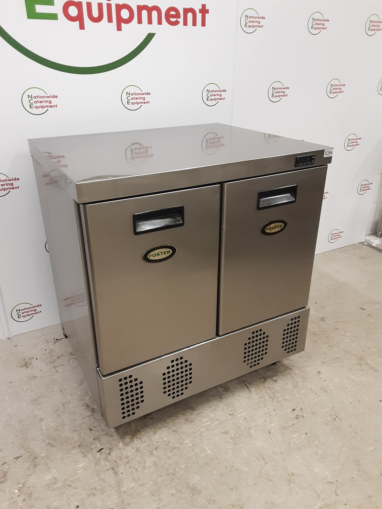 Foster Two Door Flat Counter Fridge-Space Saver (NCE5354)