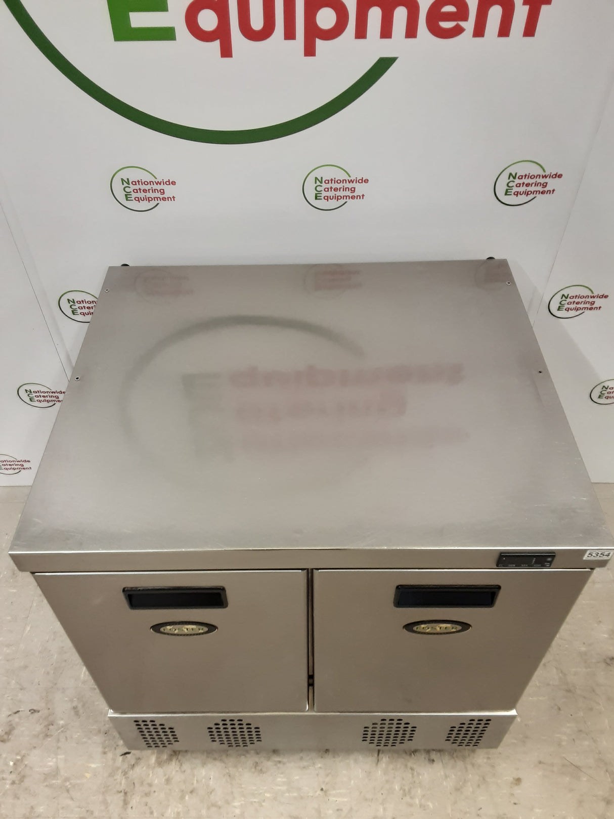 Foster Two Door Flat Counter Fridge-Space Saver (NCE5354)