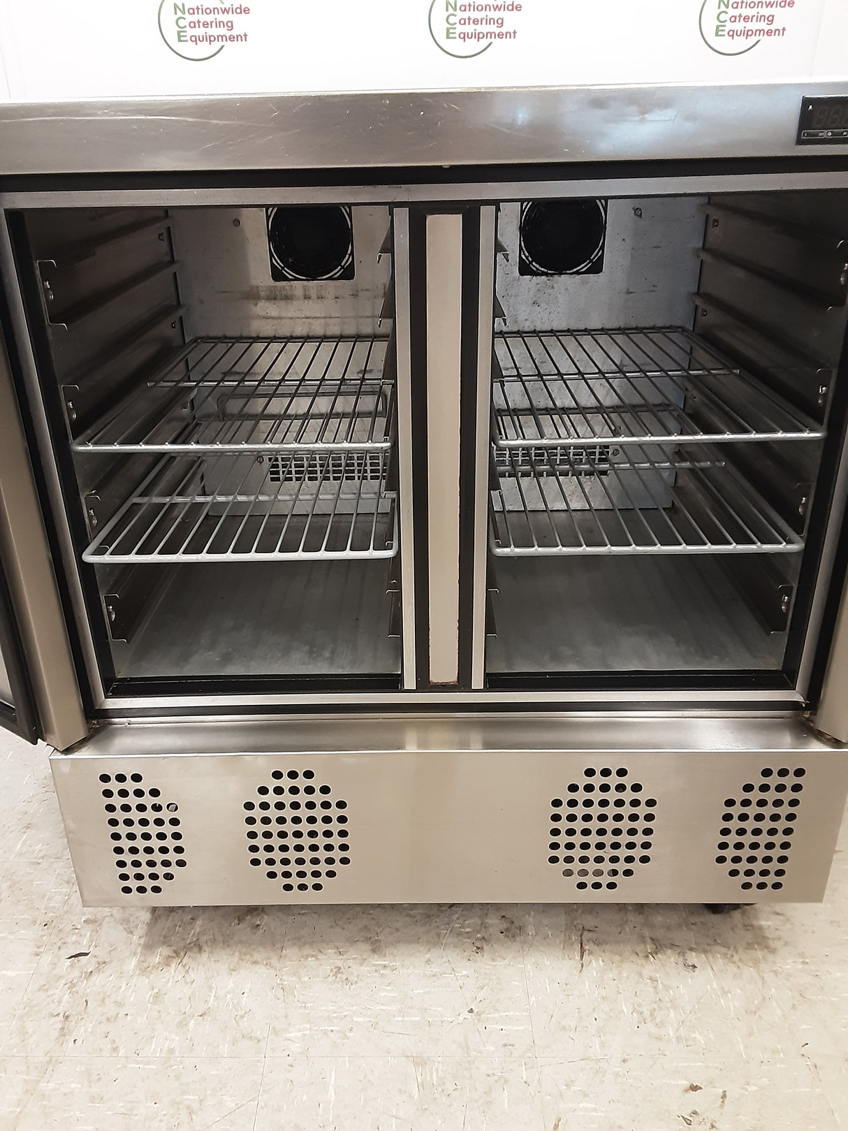 Foster Two Door Flat Counter Fridge-Space Saver (NCE5354)