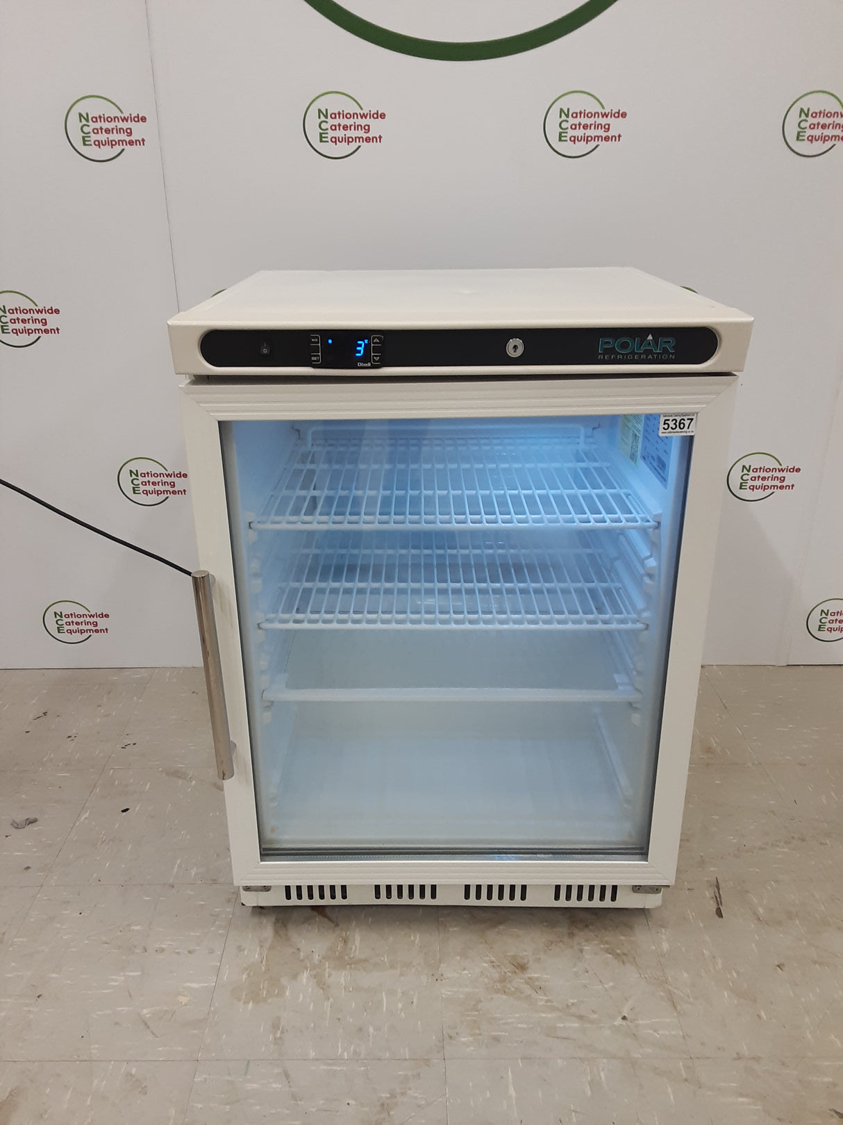 Polar Undercounter Display Fridge, 150L Capacity, Model-CD086 (NCE5367)
