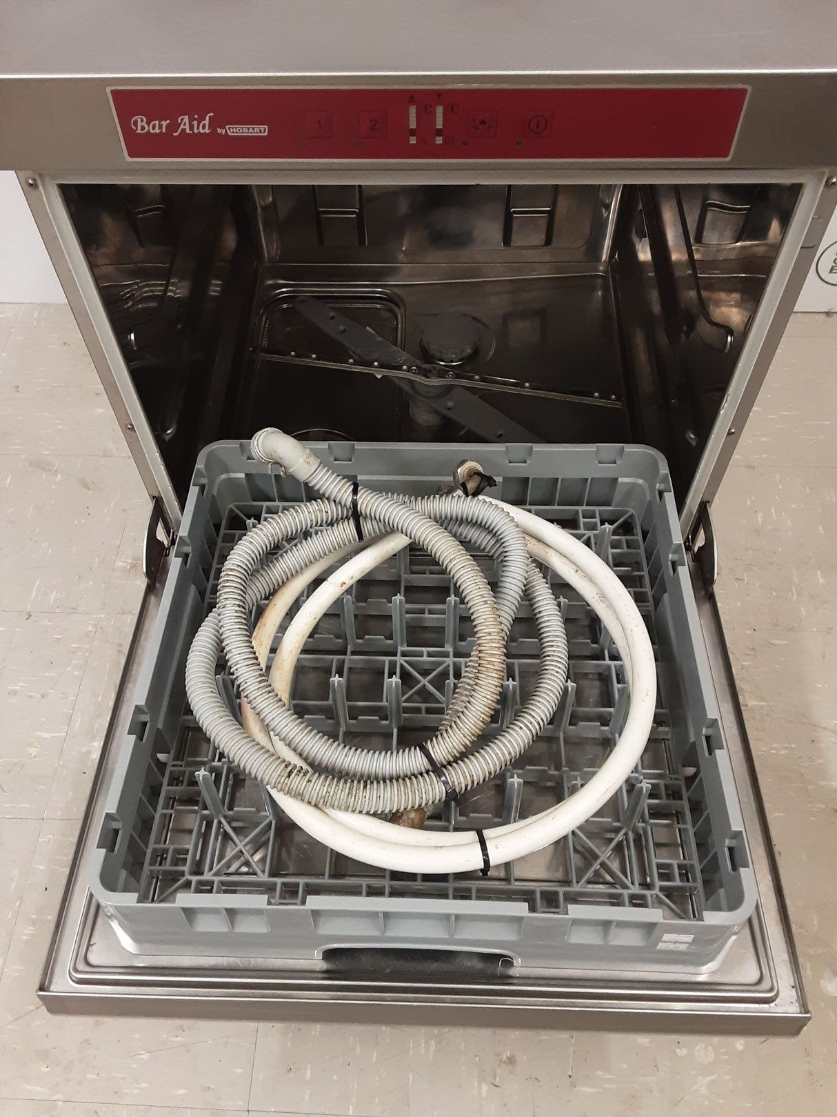 Baraid By Hobart, Undercounter Glasswasher, 32amp/1ph, Model-BARAID500S-10A (NCE5381)