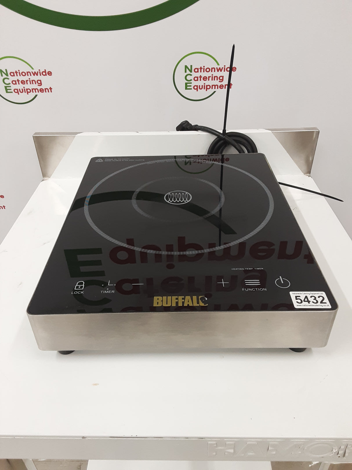 Buffalo 3000w Single Zone Induction Stove, Model- DF825 (NCE5433)