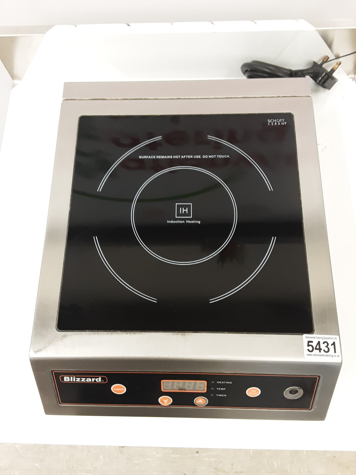 Blizzard 3100w Single Zone Induction Stove, Model-BIH1 (NCE5431)