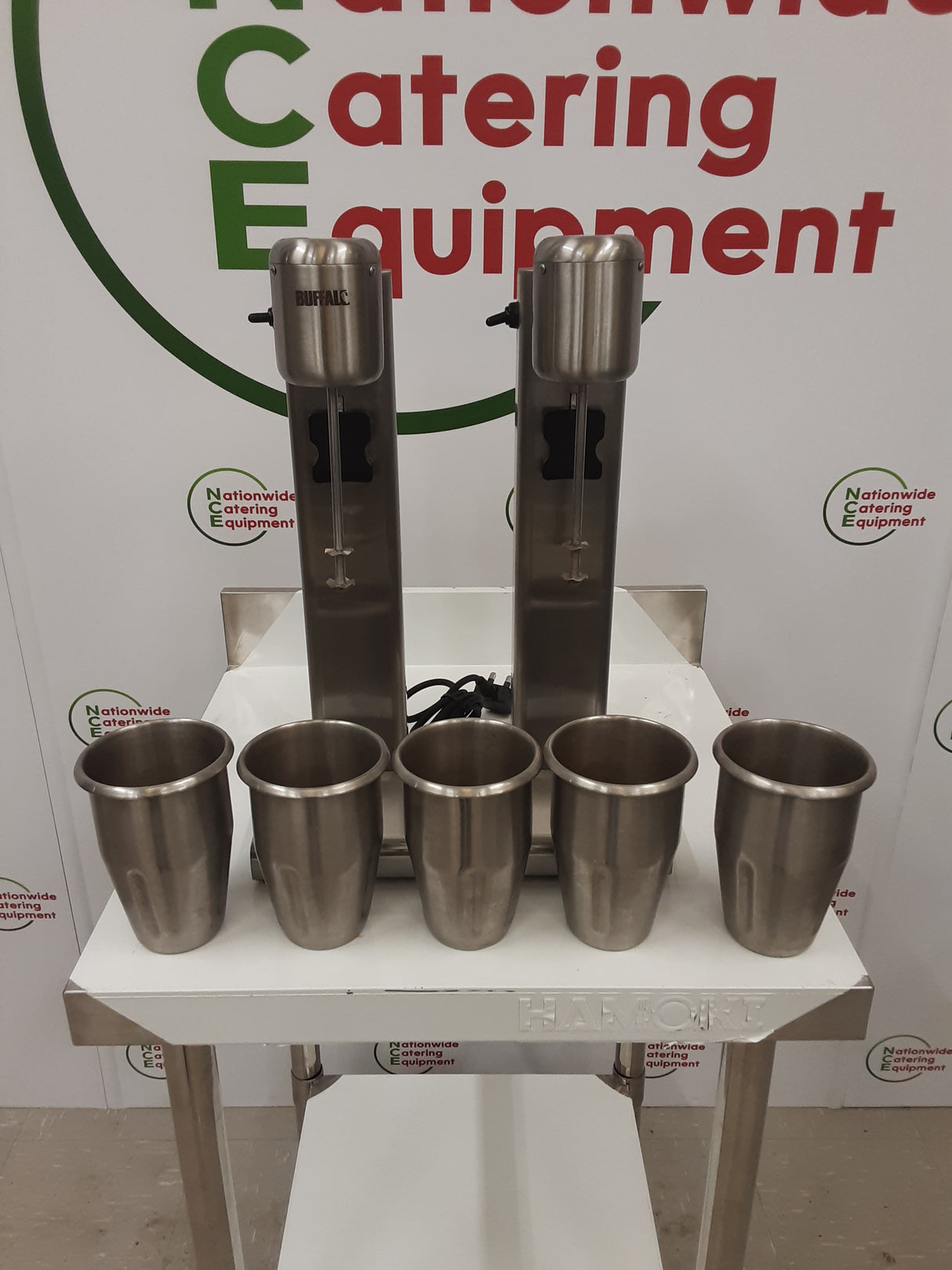Buffalo Twin Milkshake Machine, 5 Beakers, Model-CY423 (NCE5444)