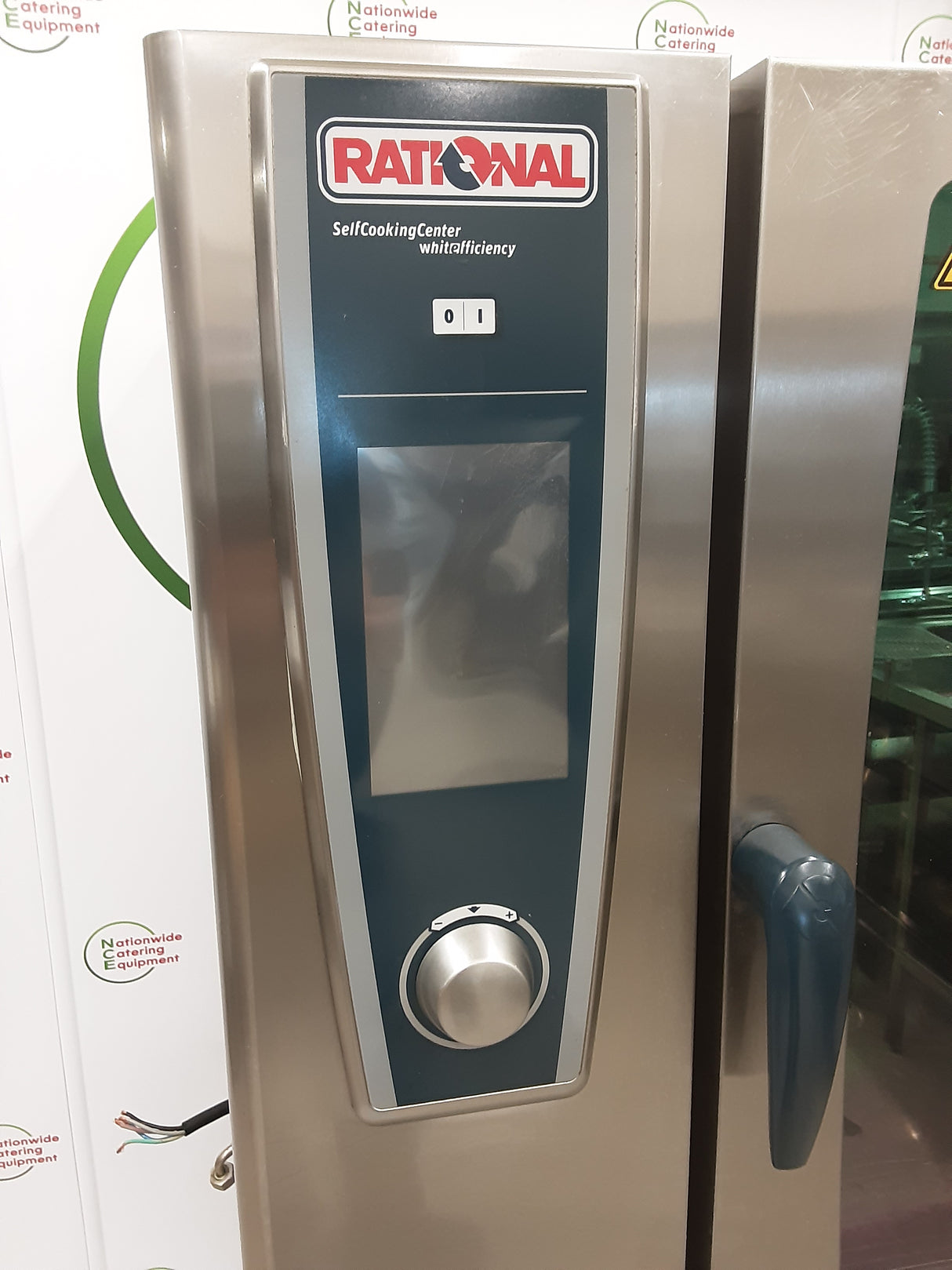 Rational 10 Grid Electric SCC White Efficiency Combi Oven On Stand (NCE5454)