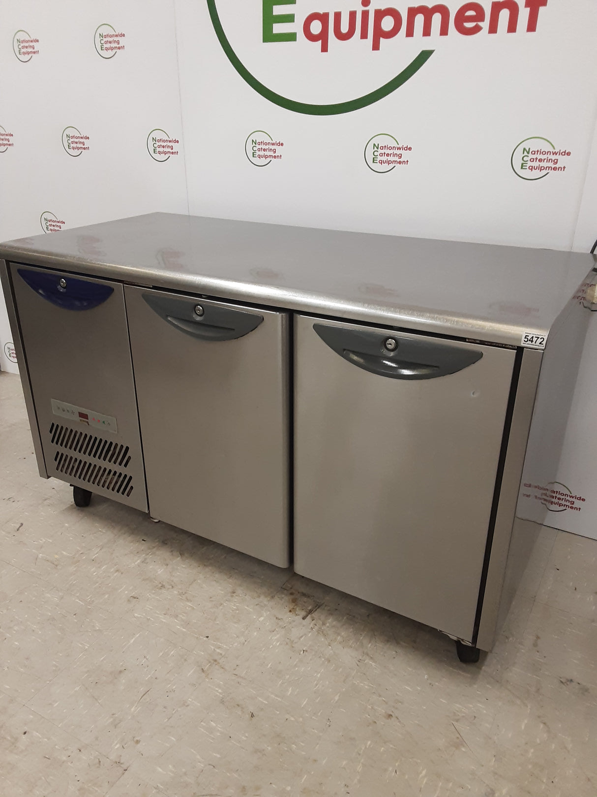 CLEARANCE Williams Two Door Flat Counter Fridge, 142cm (NCE5472)