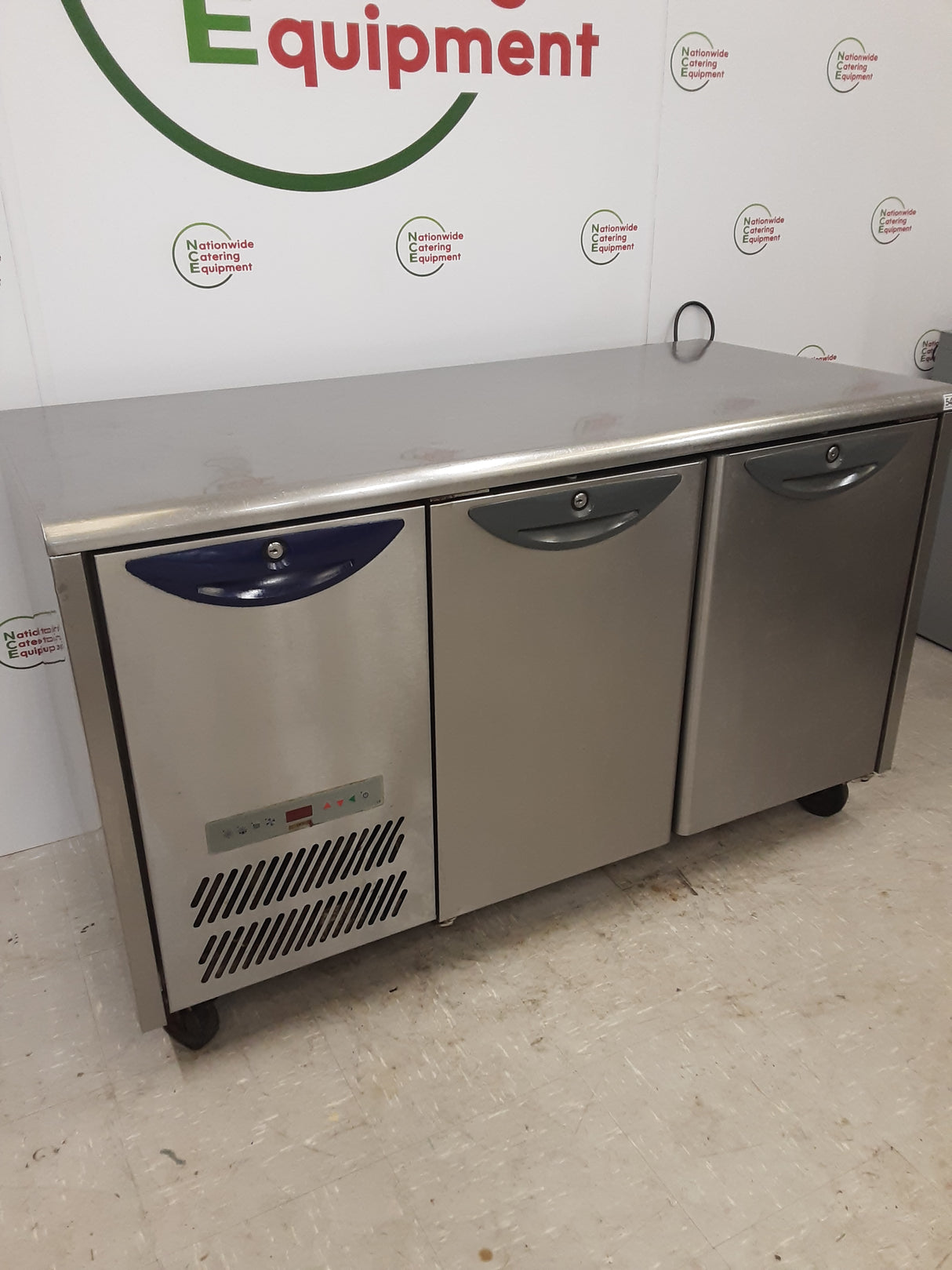 CLEARANCE Williams Two Door Flat Counter Fridge, 142cm (NCE5472)