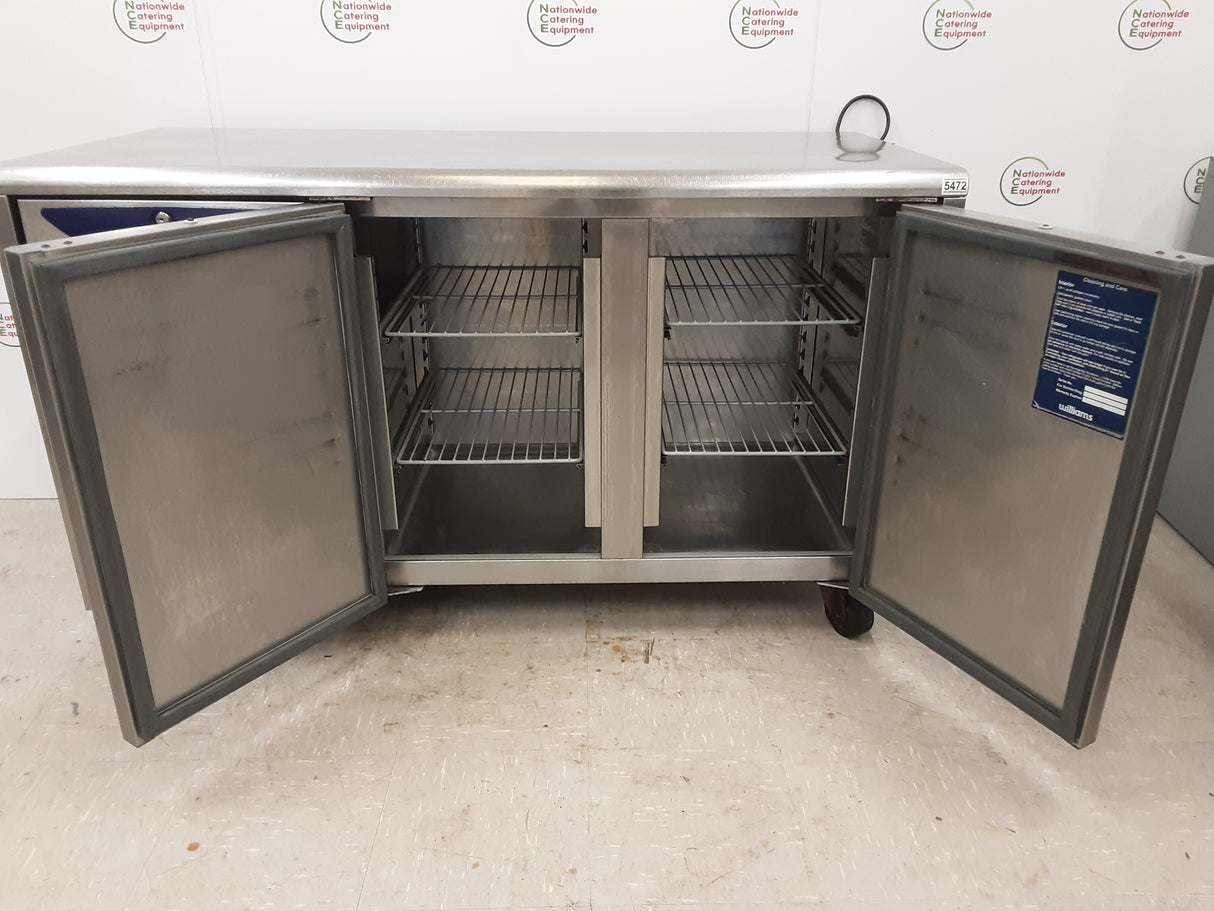 CLEARANCE Williams Two Door Flat Counter Fridge, 142cm (NCE5472)