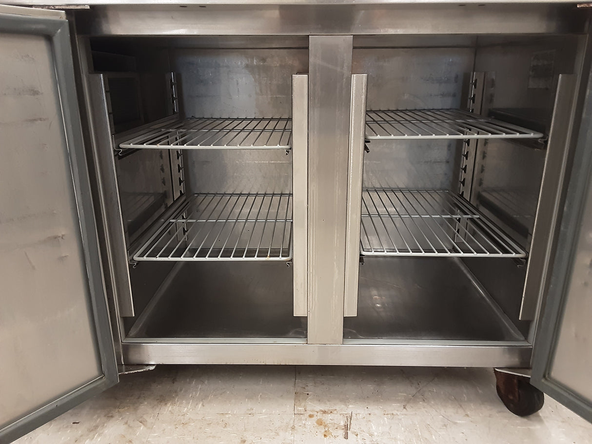 CLEARANCE Williams Two Door Flat Counter Fridge, 142cm (NCE5472)