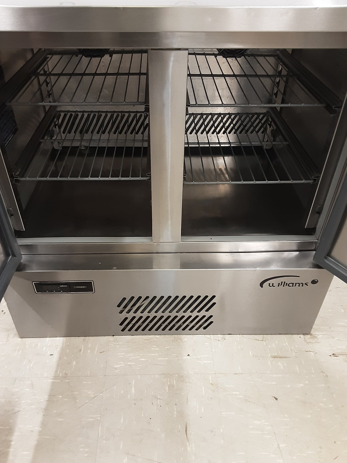 Williams Compact Two Door Flat Counter Fridge 87X74cm (NCE5485)