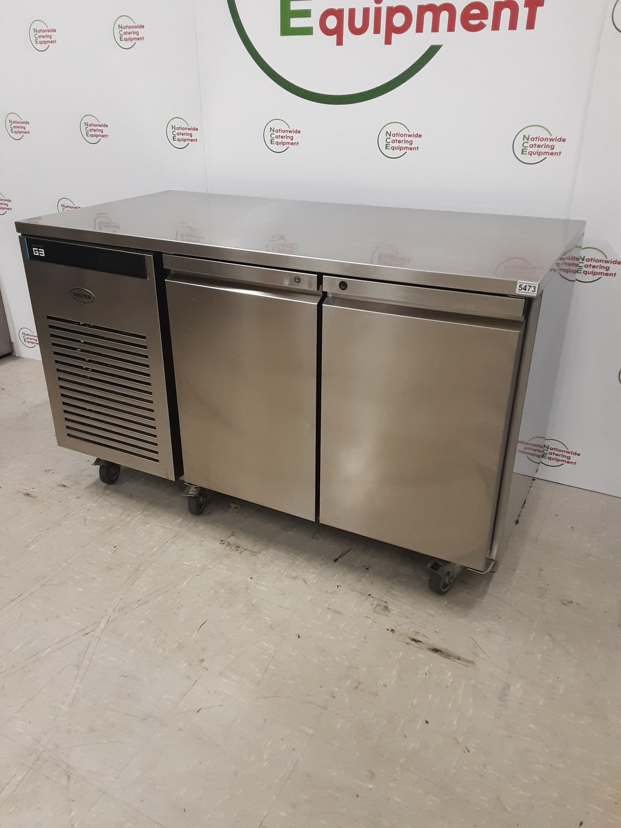 Foster G3 Two Door Counter Fridge, 2023 Manufactured (NCE5473)