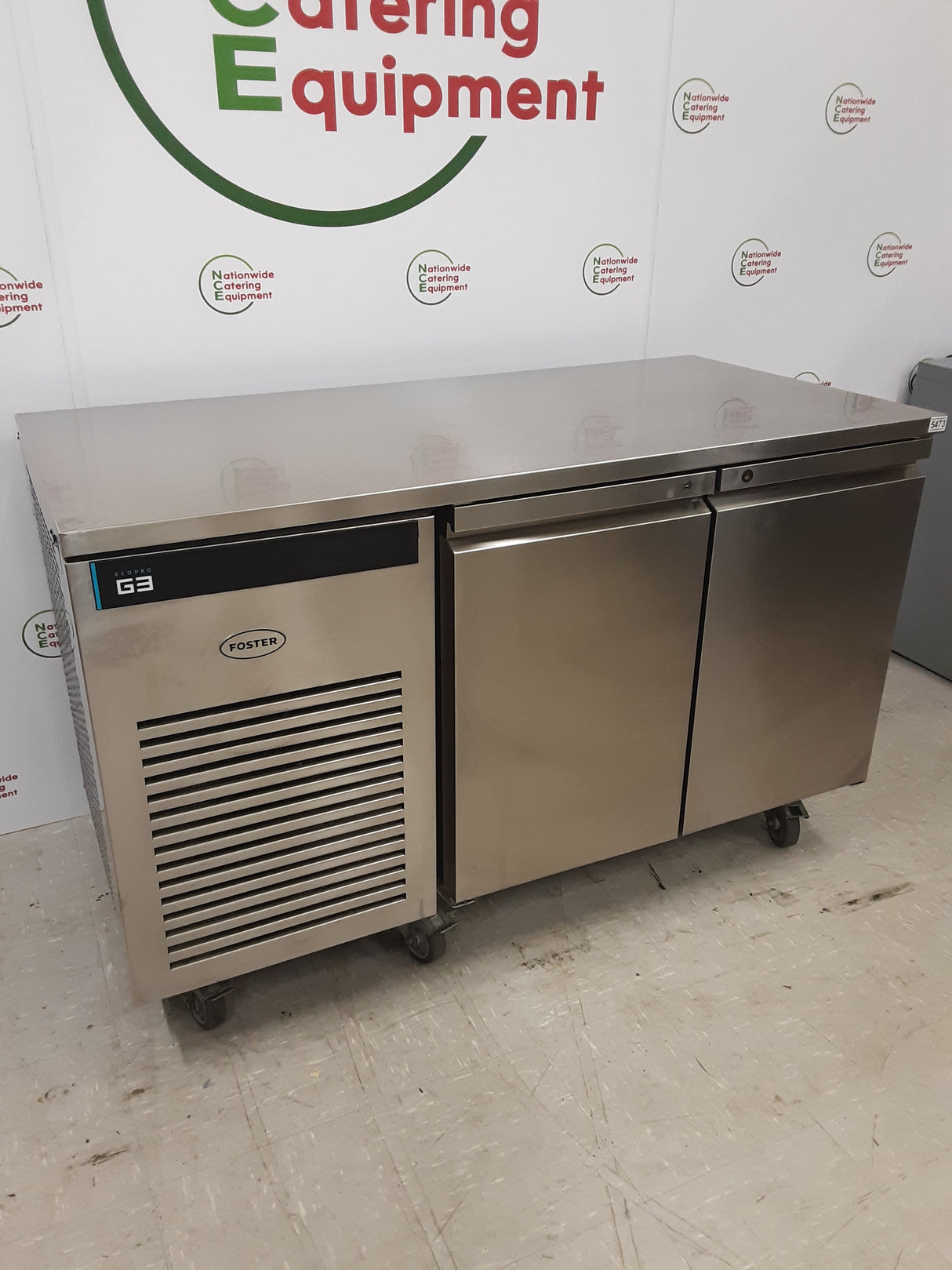 Foster G3 Two Door Counter Fridge, 2023 Manufactured (NCE5473)