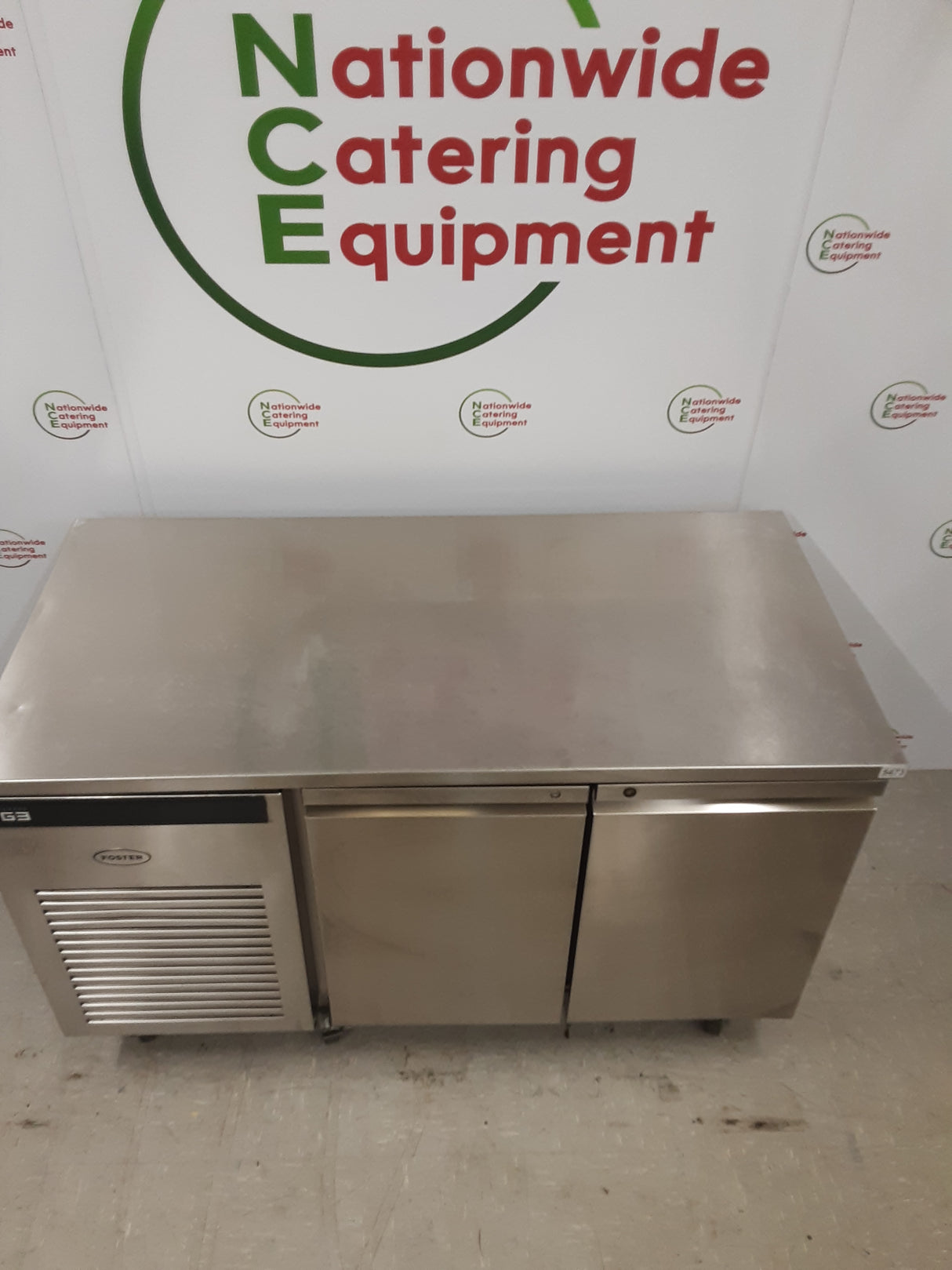 Foster G3 Two Door Counter Fridge, 2023 Manufactured (NCE5473)