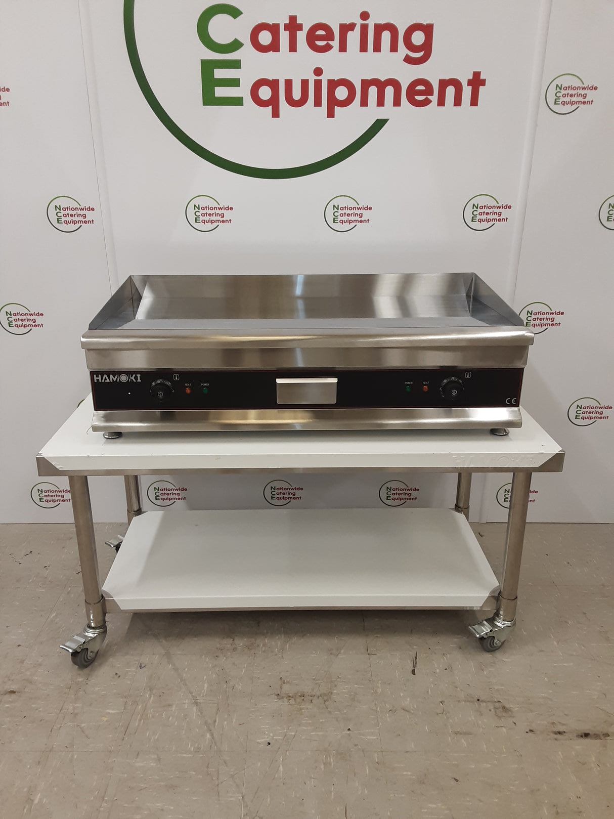 Hamoki 100cm Tabletop Chrome Griddle, 2x13amp (NCE4838)
