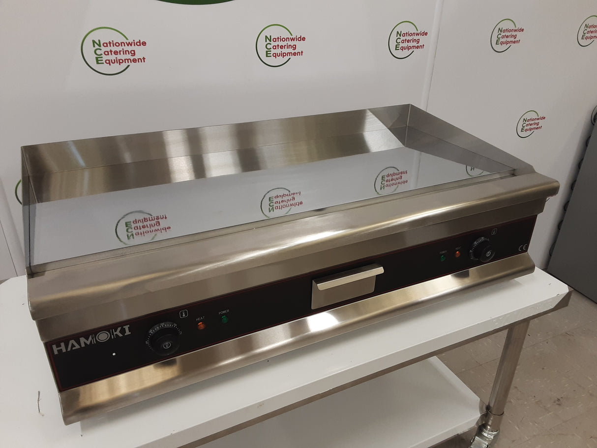 Hamoki 100cm Tabletop Chrome Griddle, 2x13amp (NCE4838)