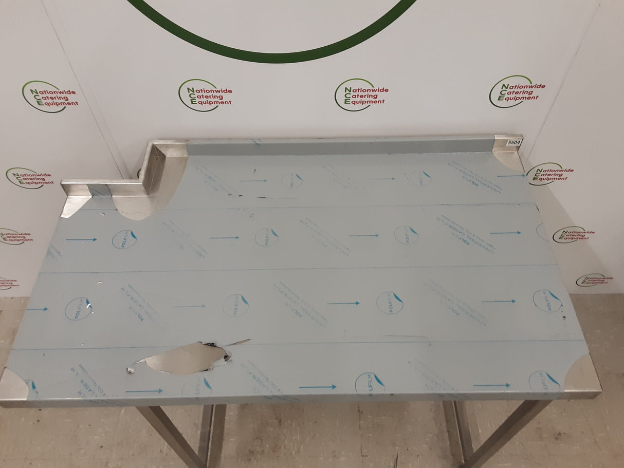New/Un-Used Stainless Steel Table With Appliance Space 125x72cm (NCE5504)