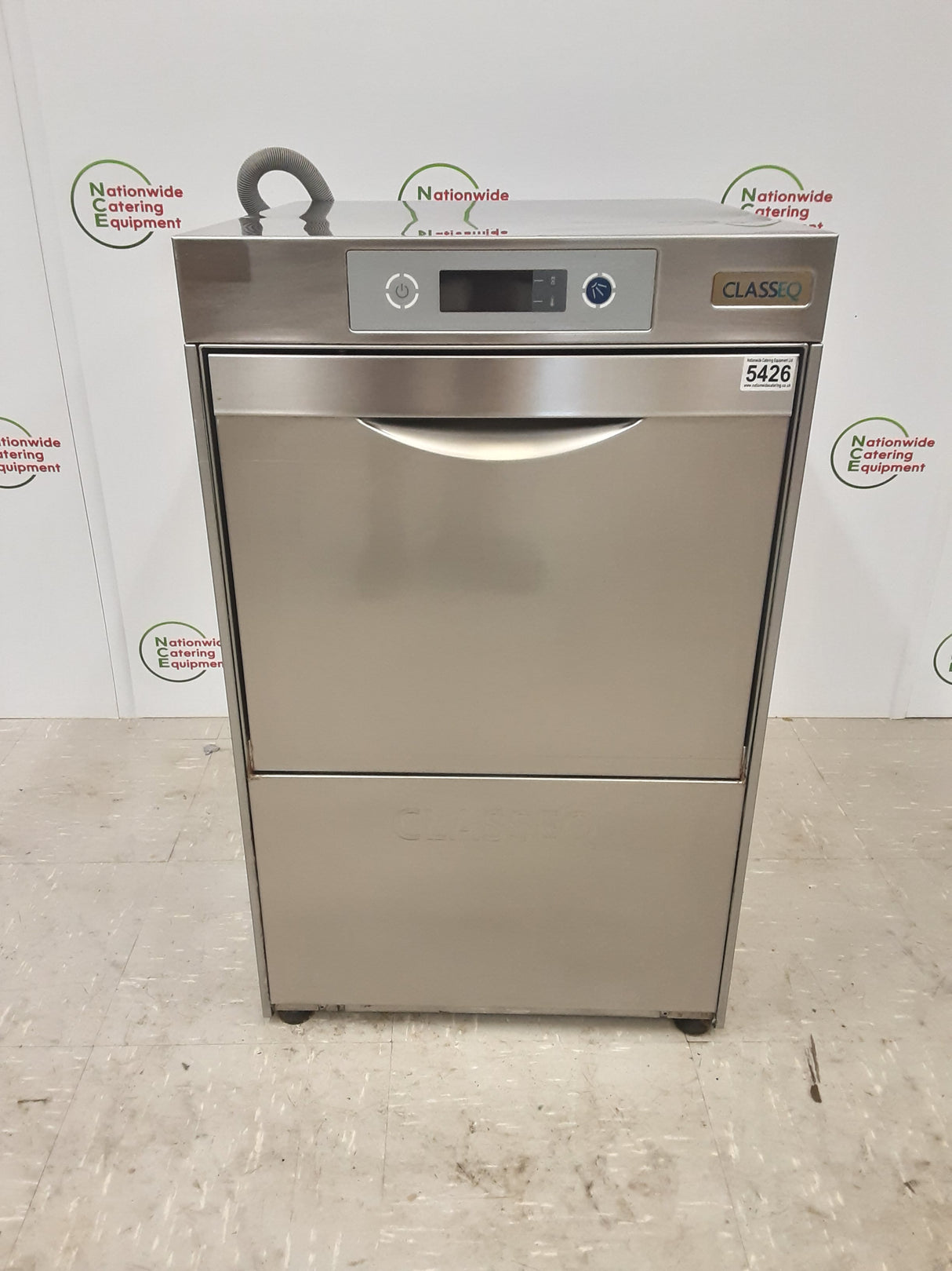 Classeq 2019 Undercounter Glasswasher,13amp,Drain & Chemical Pumps, Internal Softener, Model-G400DUOWS (NCE5426)