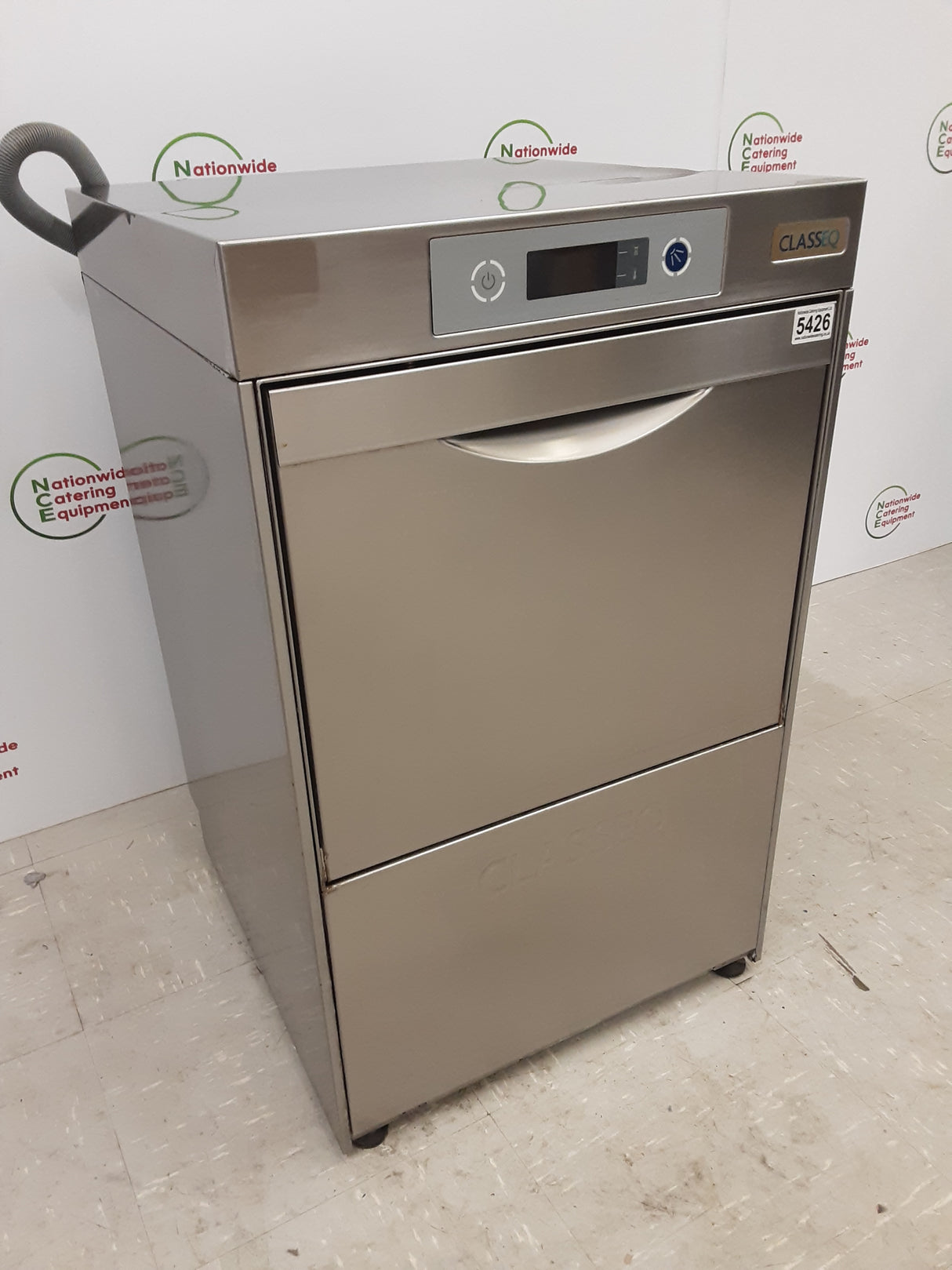 Classeq 2019 Undercounter Glasswasher,13amp,Drain & Chemical Pumps, Internal Softener, Model-G400DUOWS (NCE5426)