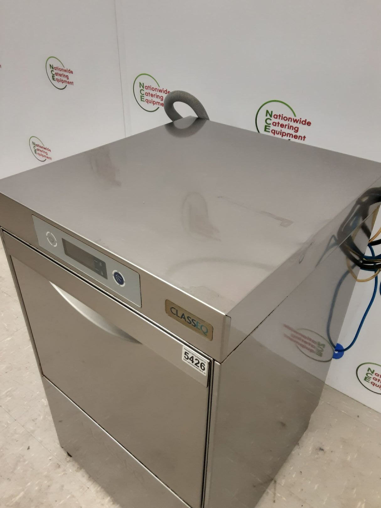 Classeq 2019 Undercounter Glasswasher,13amp,Drain & Chemical Pumps, Internal Softener, Model-G400DUOWS (NCE5426)