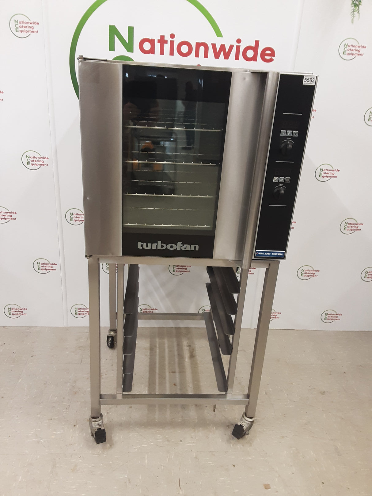 Blueseal Turbofan Electric Convection Oven on Stand, Model- E32D4 (NCE5563)