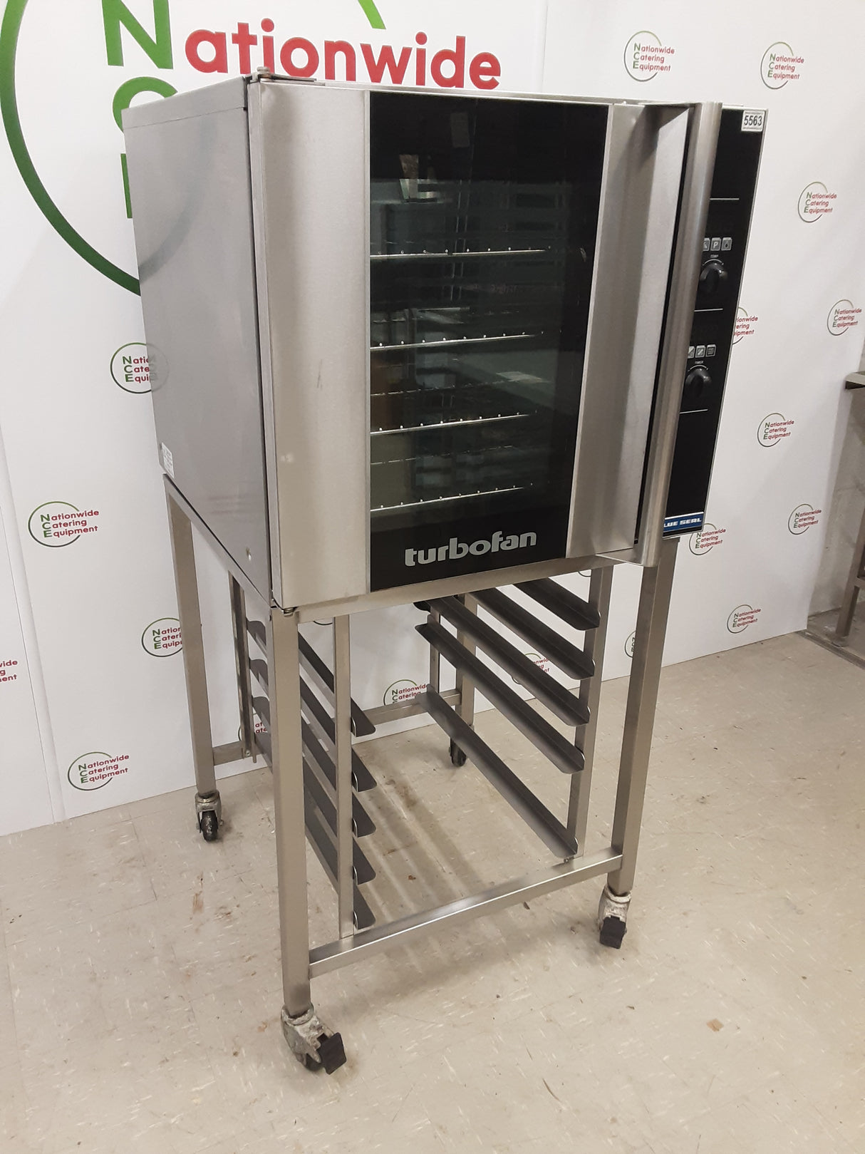 Blueseal Turbofan Electric Convection Oven on Stand, Model- E32D4 (NCE5563)