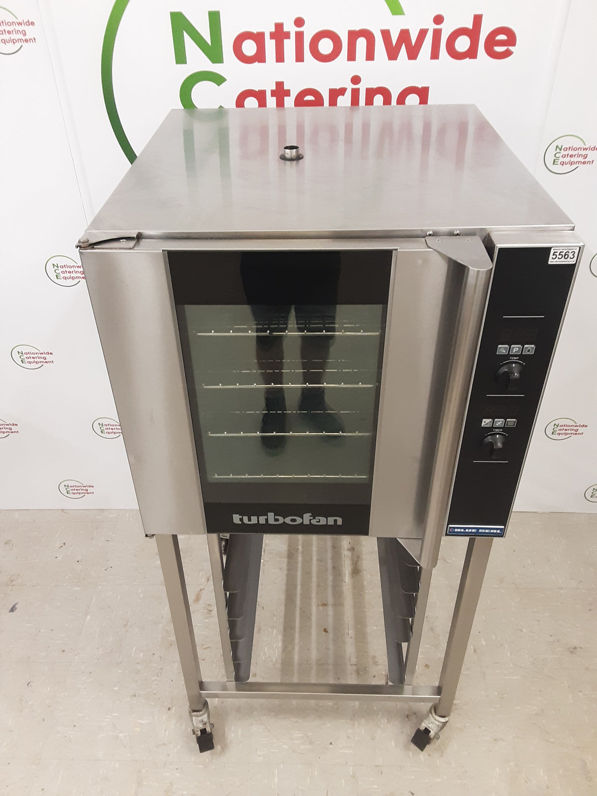 Blueseal Turbofan Electric Convection Oven on Stand, Model- E32D4 (NCE5563)