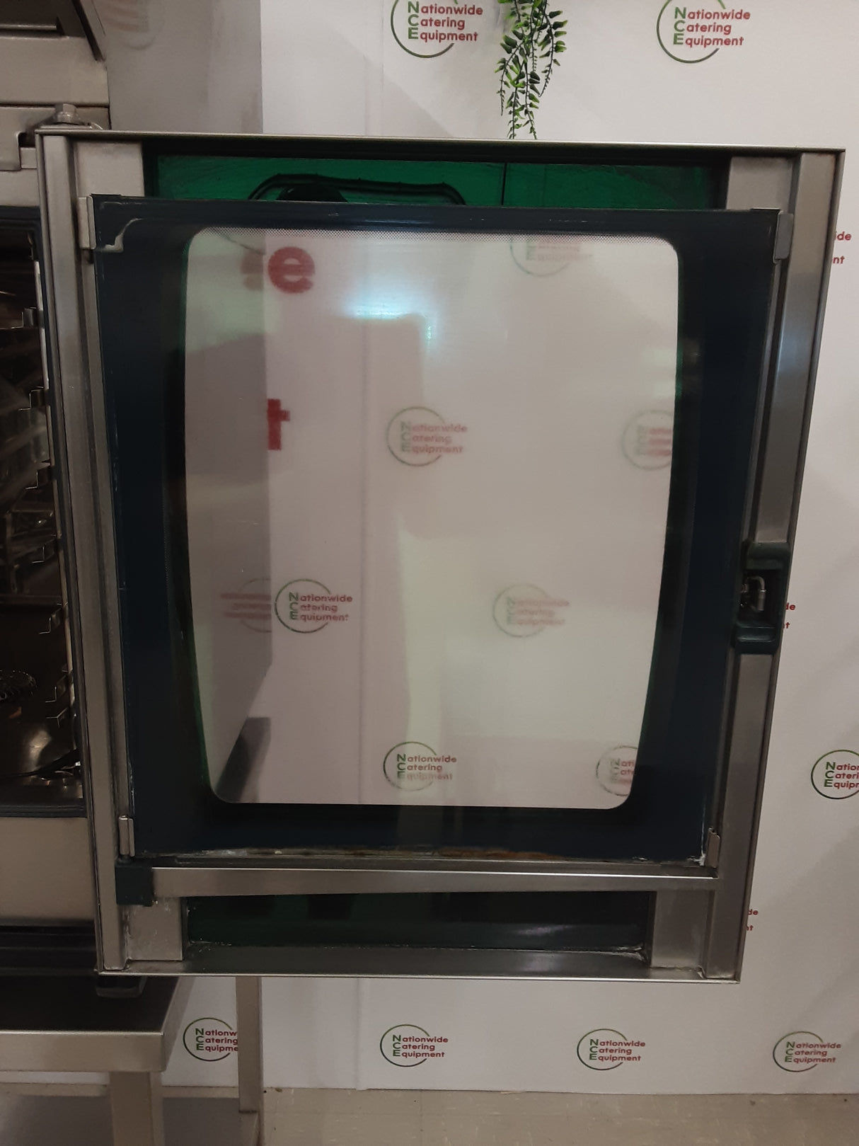 Rational SCC Six Grid Electric Combi Oven On Table / Stand With Ultravent Condensation Hood (NCE5436)