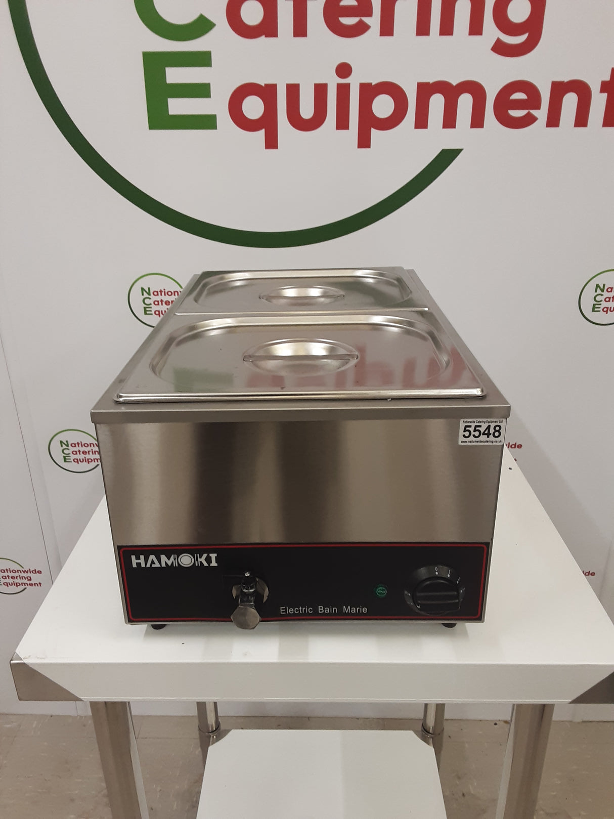 Hamoki Two Pot Tabletop Wet Bain Marie (NCE5548)