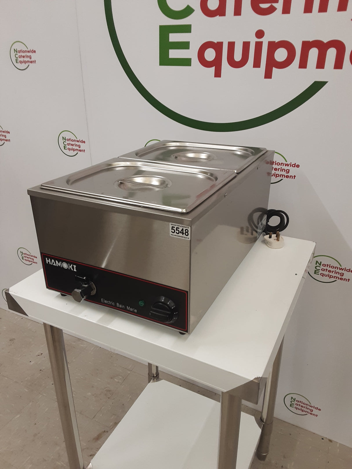 Hamoki Two Pot Tabletop Wet Bain Marie (NCE5548)