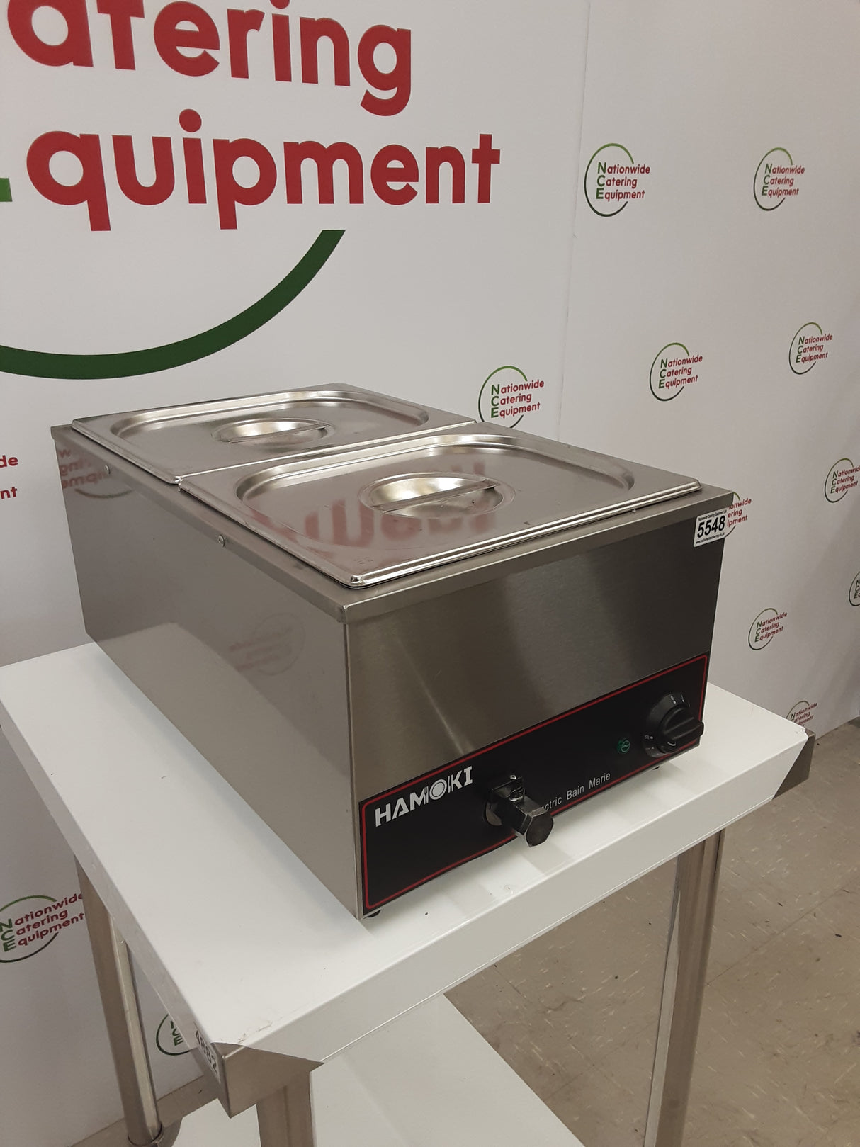 Hamoki Two Pot Tabletop Wet Bain Marie (NCE5548)