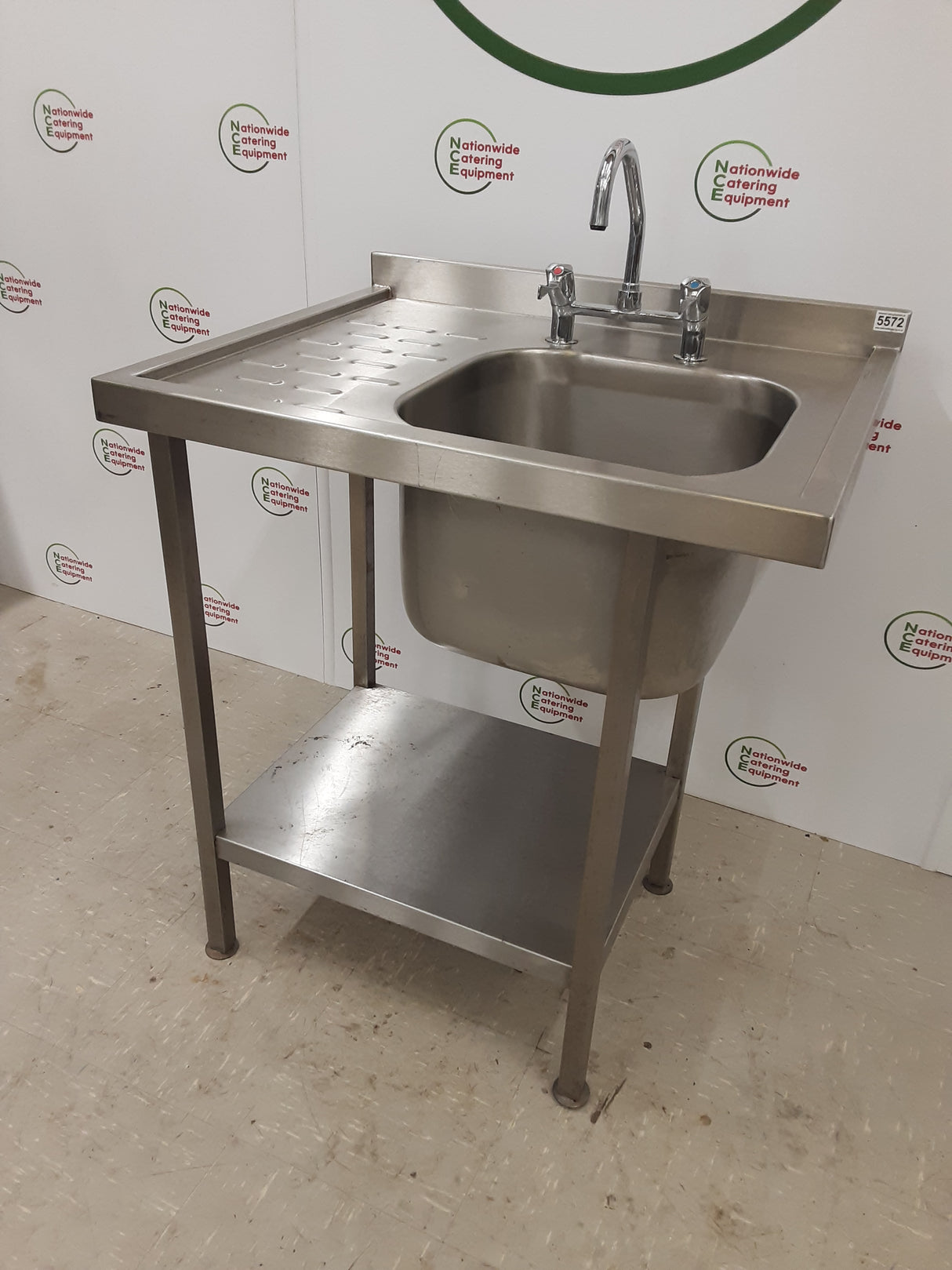 Stainless Steel Single Sink 80x65cm (NCE5572)